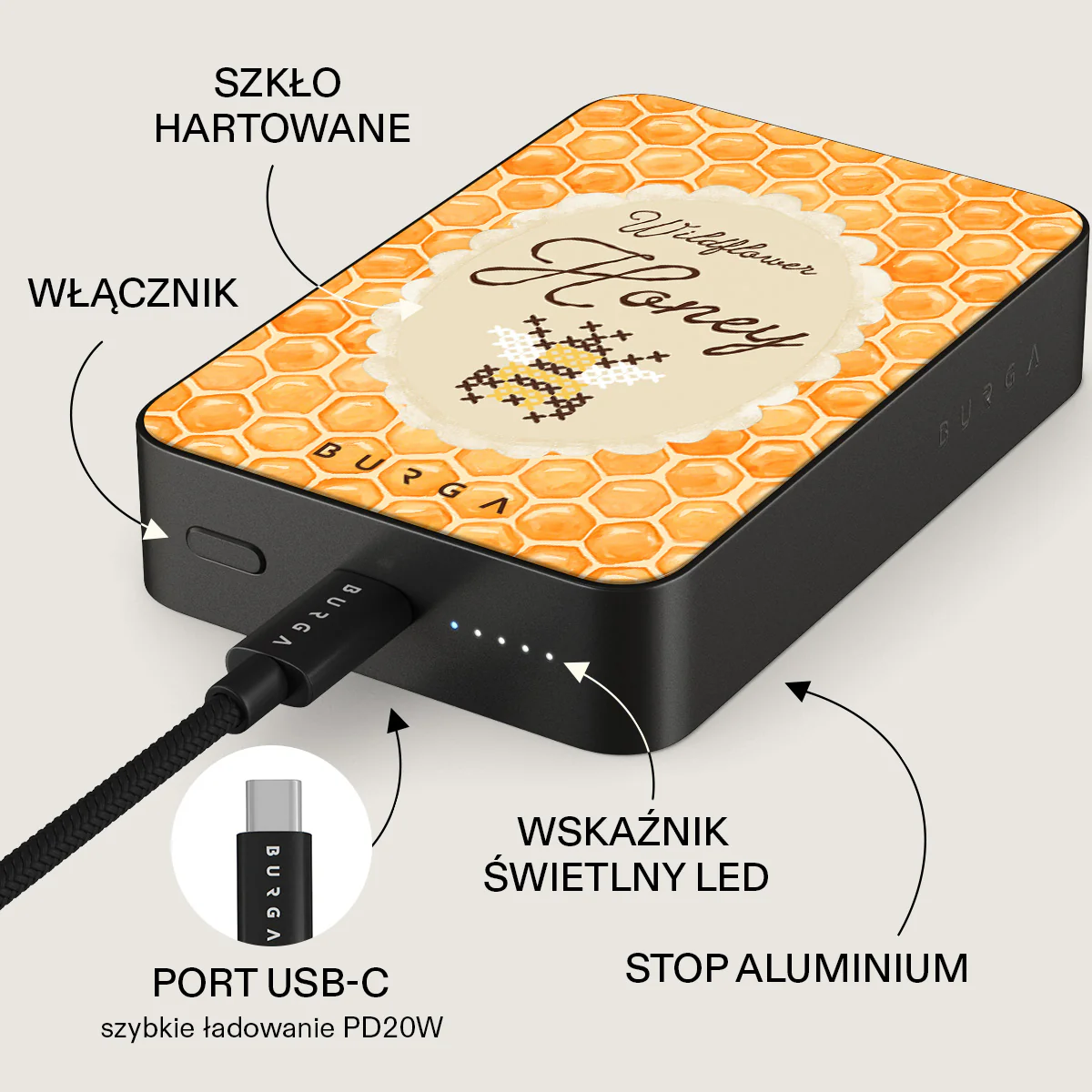 Wildflower Honey - Magnetyczny power bank - Image 35