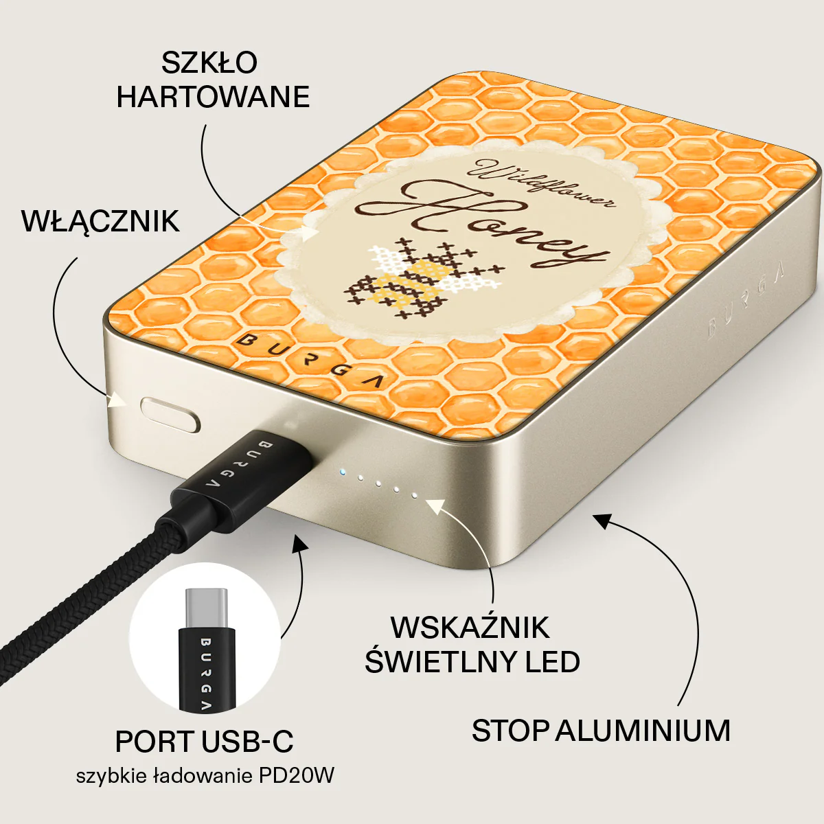 Wildflower Honey - Magnetyczny power bank - Image 40