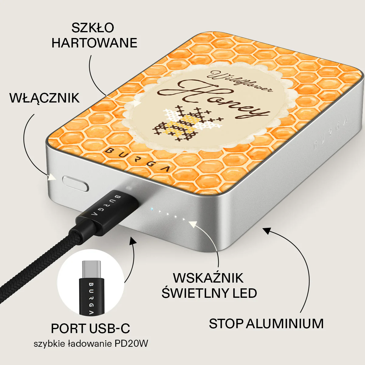 Wildflower Honey - Magnetyczny power bank - Image 45