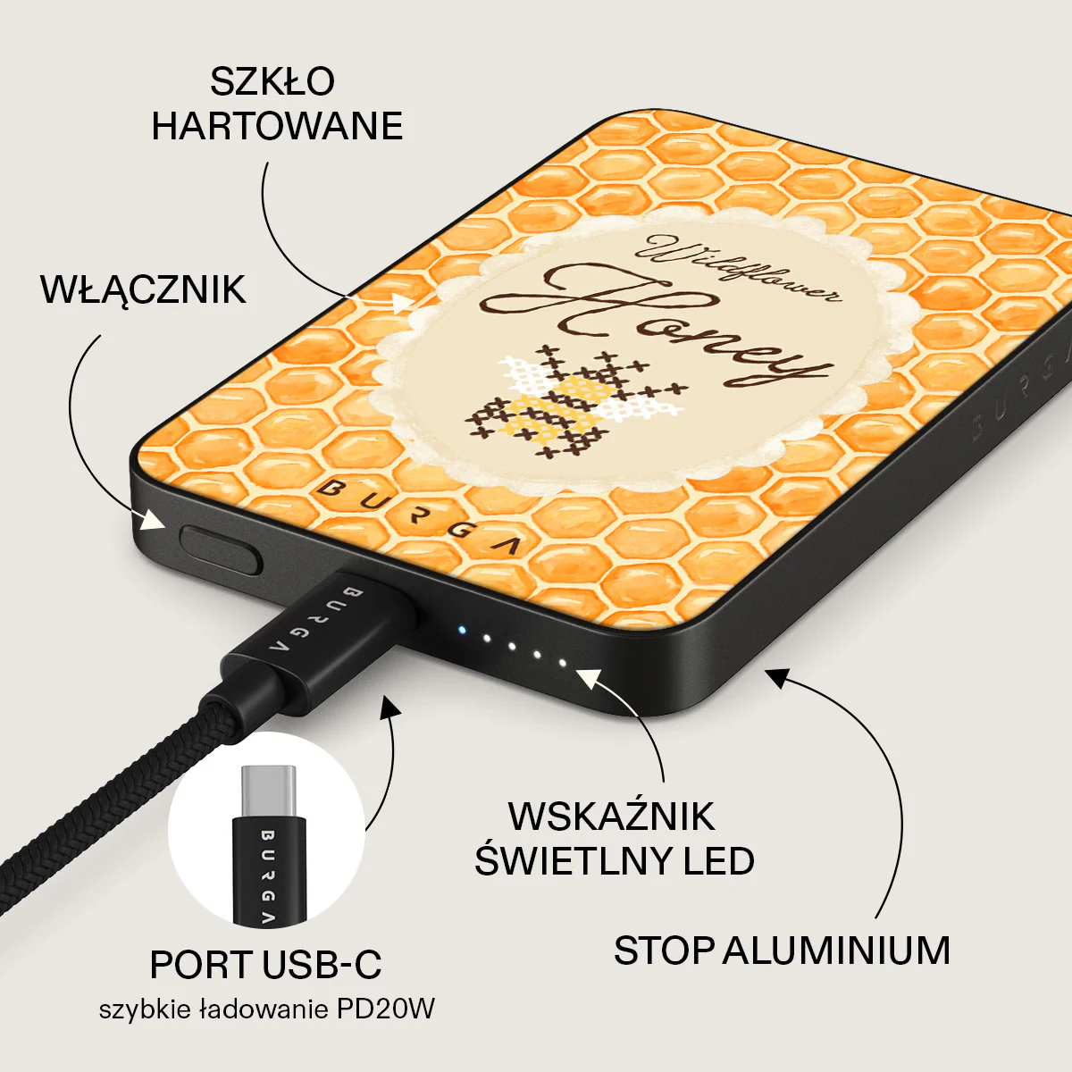 Wildflower Honey - Magnetyczny power bank - Image 5