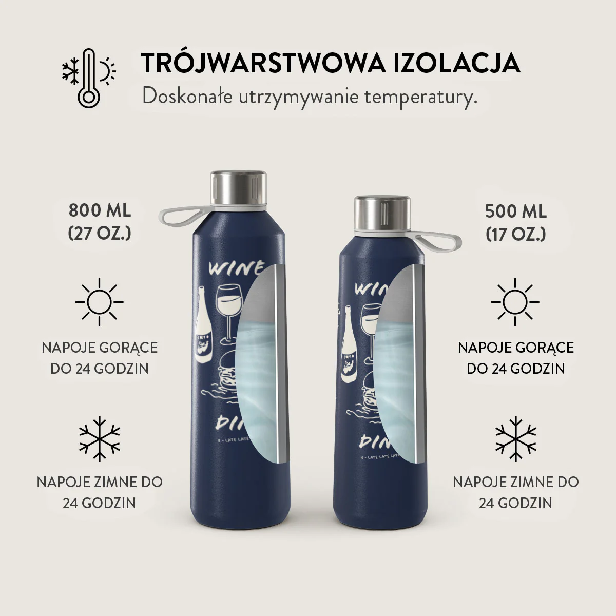 Wine & Dine - Butelka na wodę - Image 6