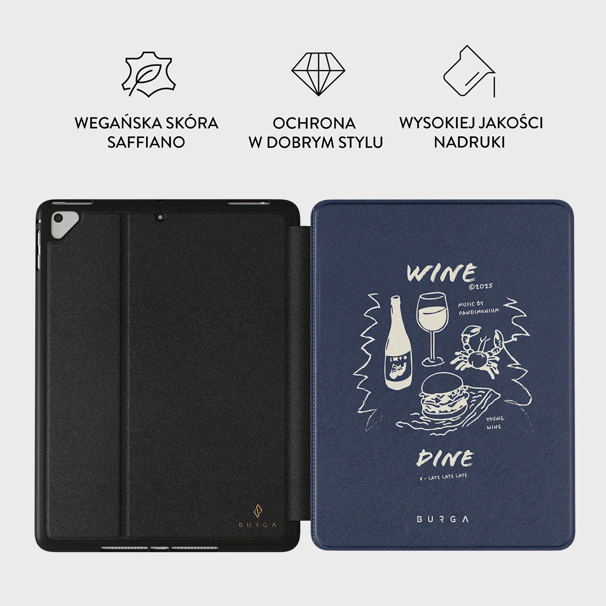 Wine & Dine - Etui na iPad 9.7 (6/5 generacji) - Image 2