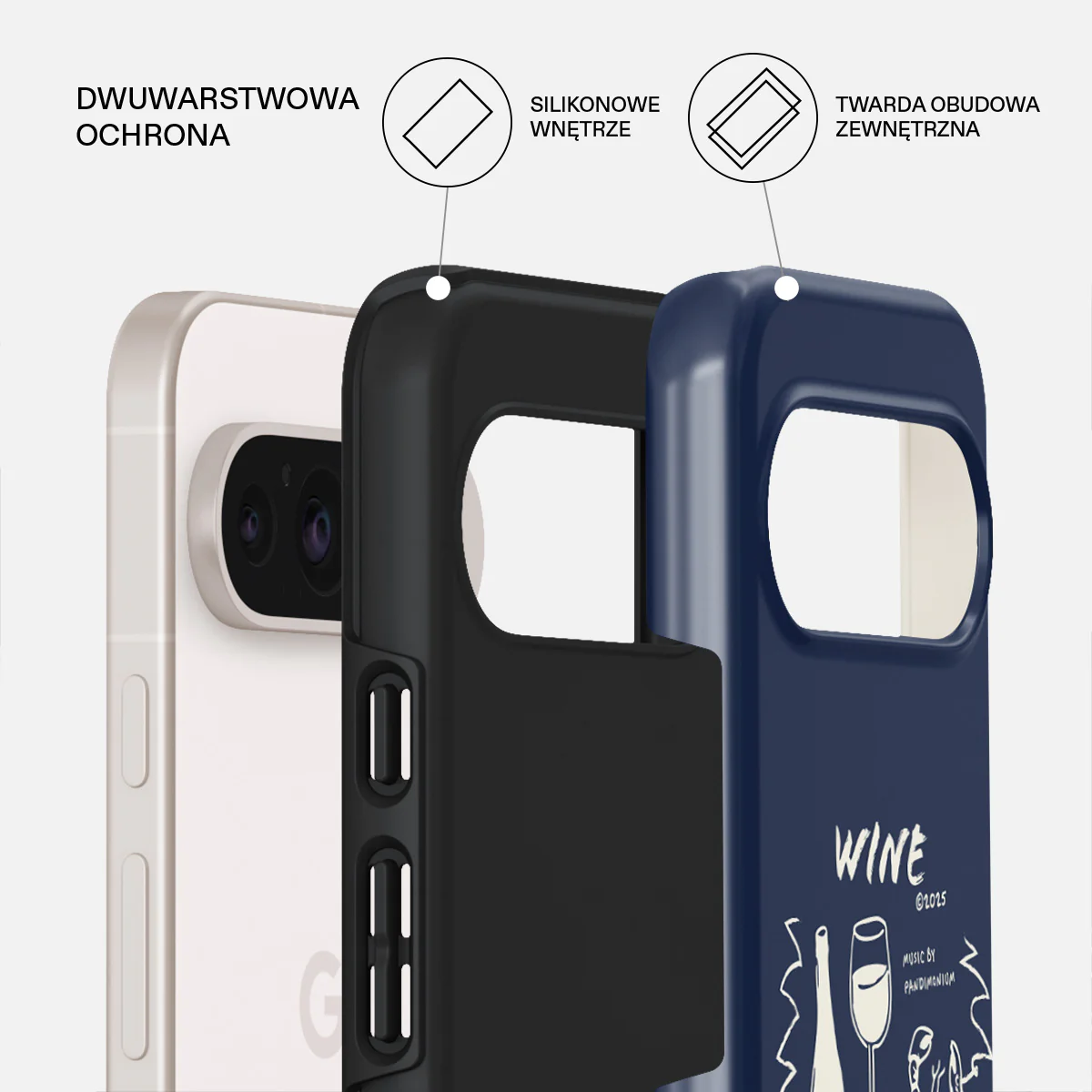 Wine & Dine - Google Pixel 10 Etui - Image 2