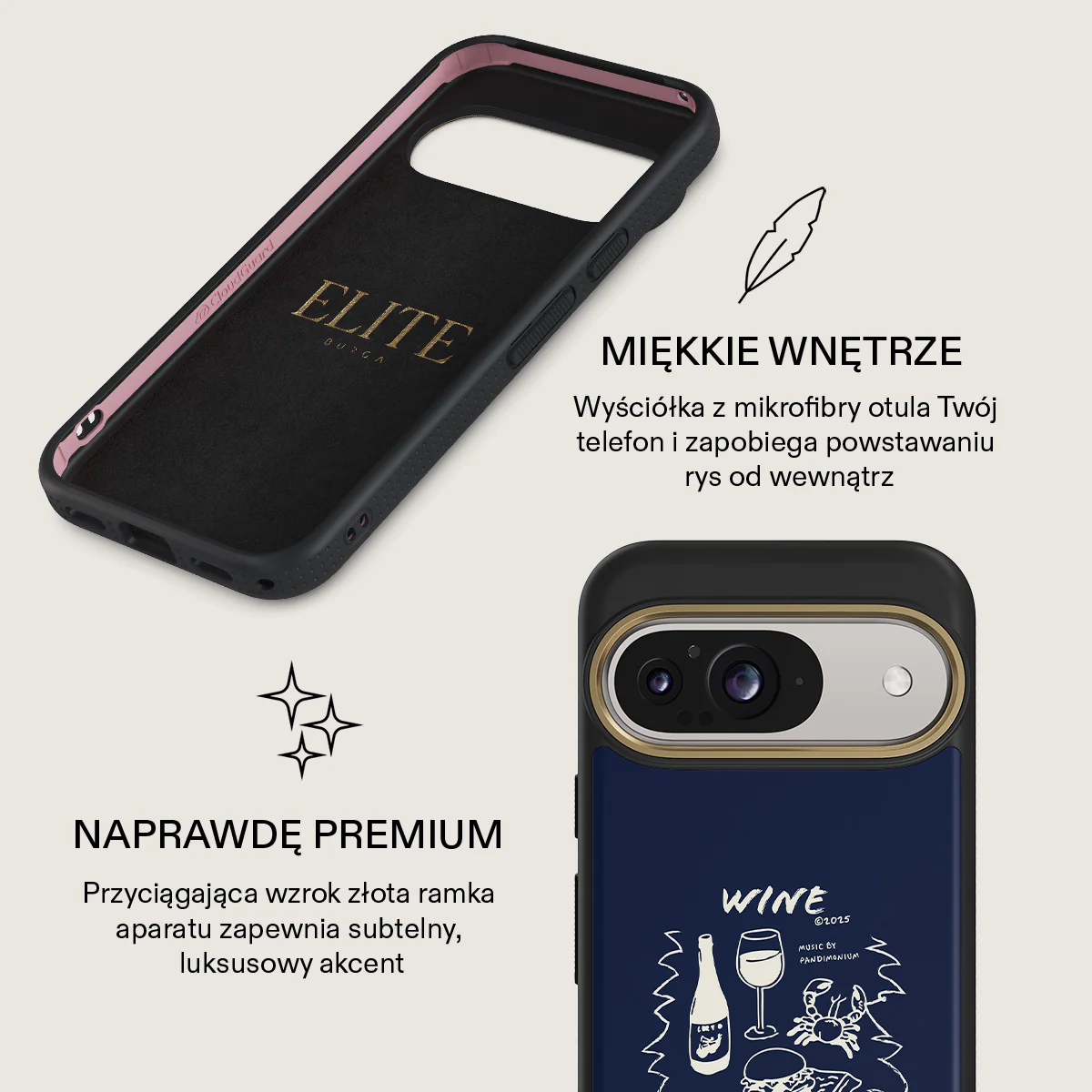 Wine & Dine - Google Pixel 10 Pro Etui - Image 10