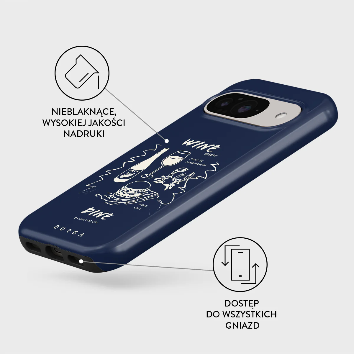 Wine & Dine - Google Pixel 10 Pro XL Etui - Image 3
