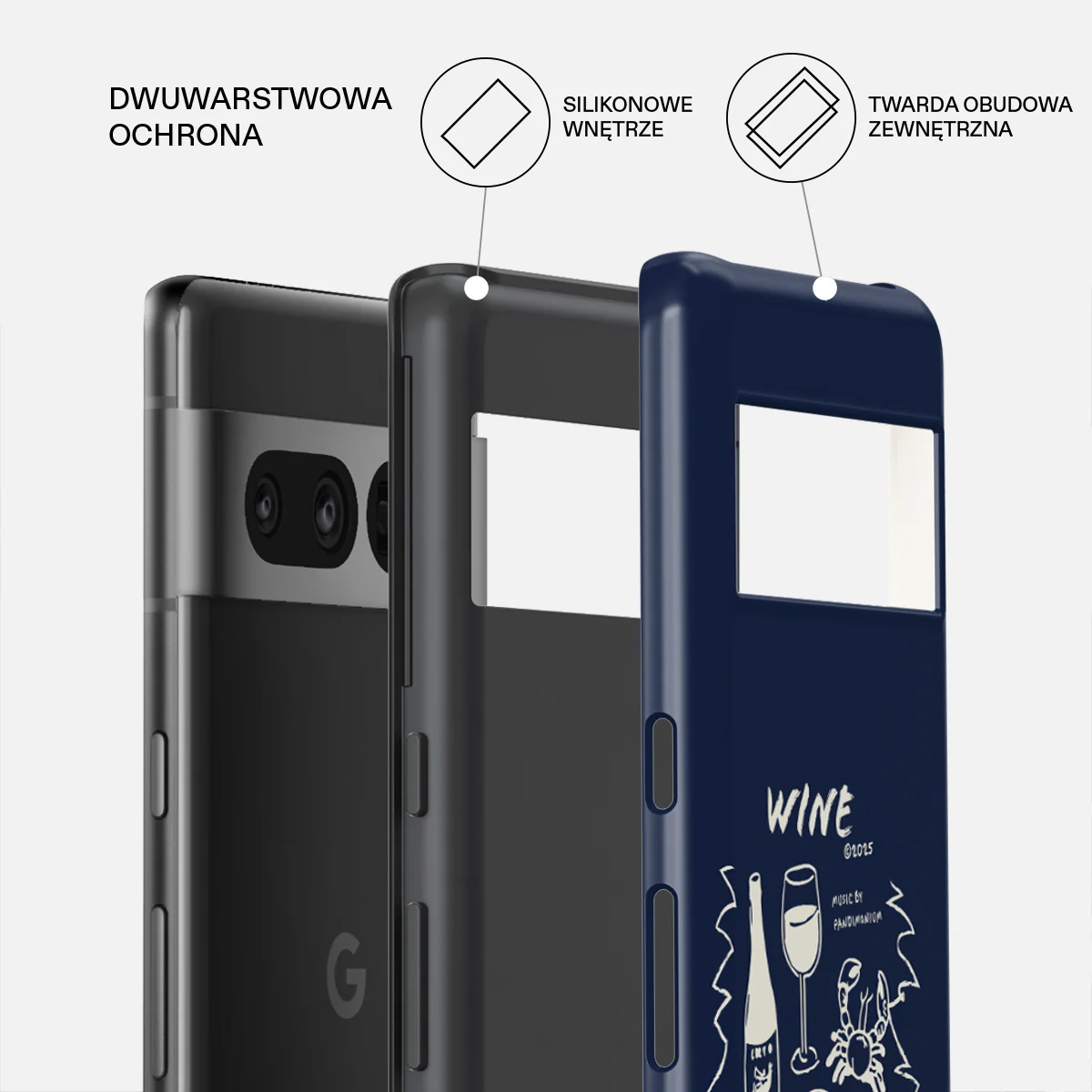 Wine & Dine - Google Pixel 7 Pro Etui - Image 2