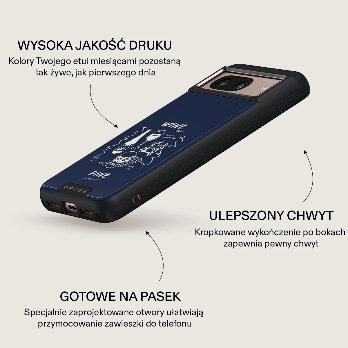 Wine & Dine - Google Pixel 8 Etui - Image 16