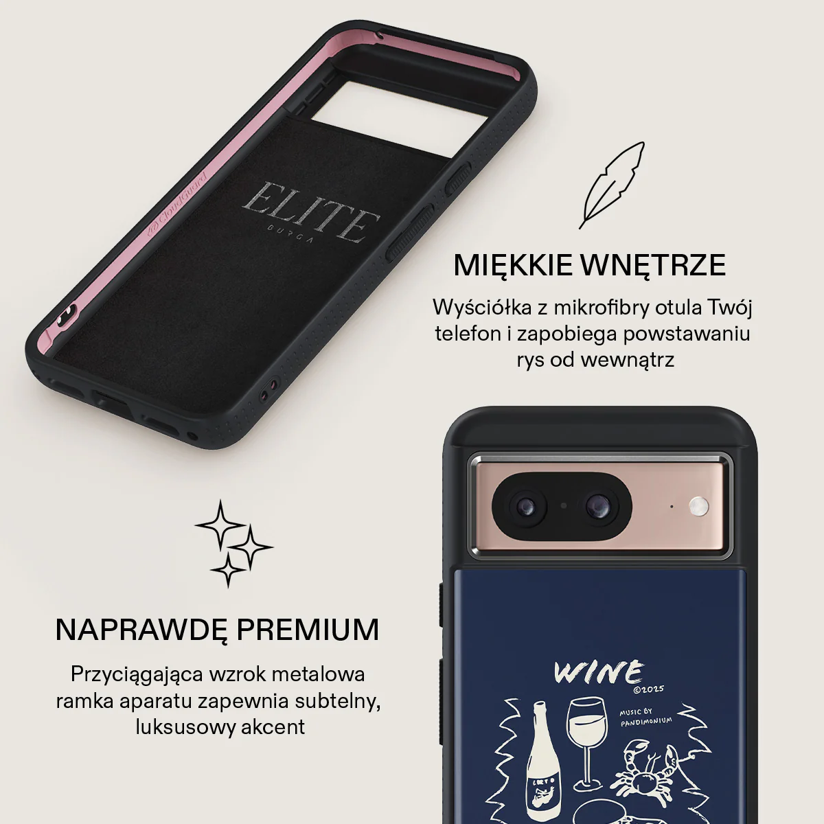 Wine & Dine - Google Pixel 8 Etui - Image 17