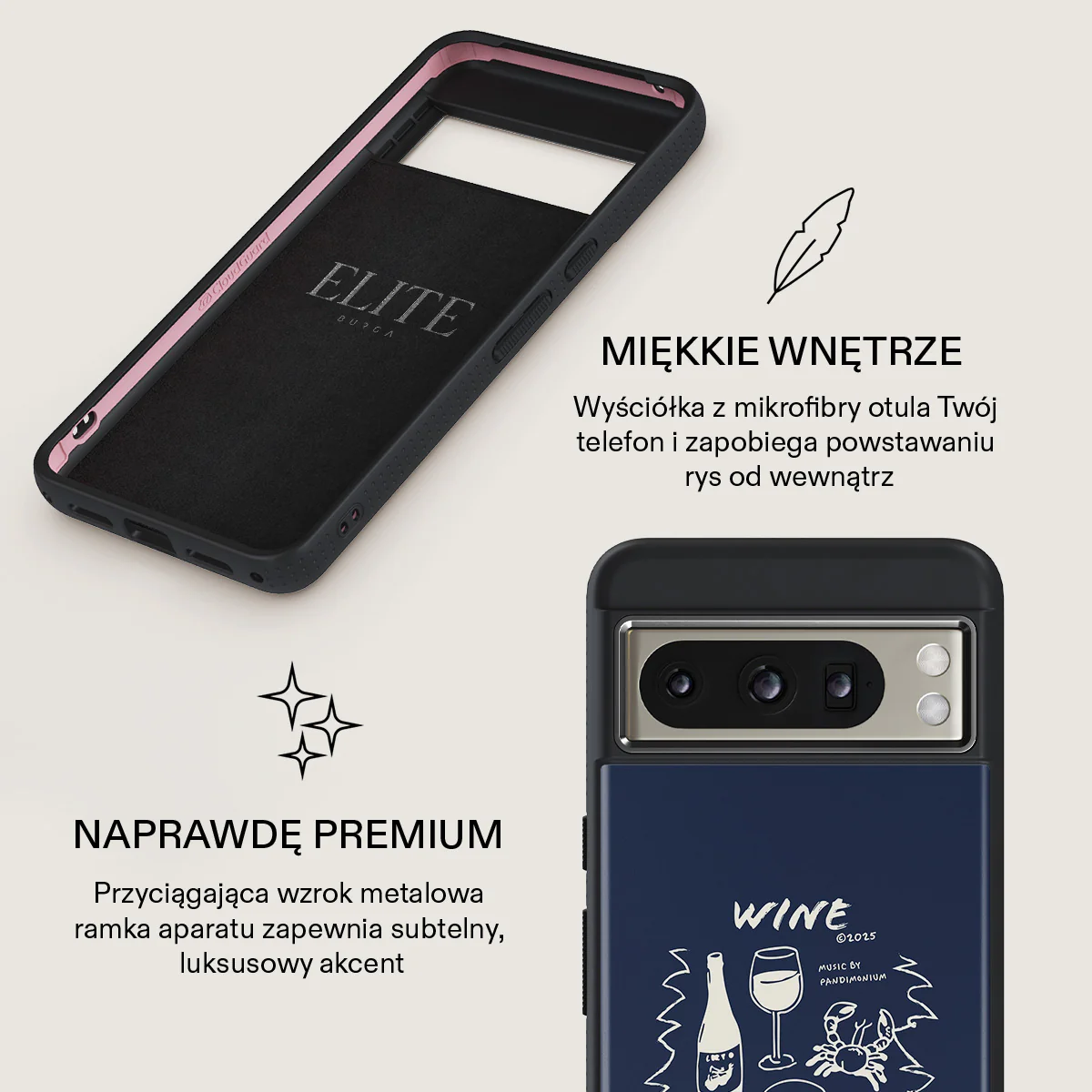 Wine & Dine - Google Pixel 8 Pro Etui - Image 17