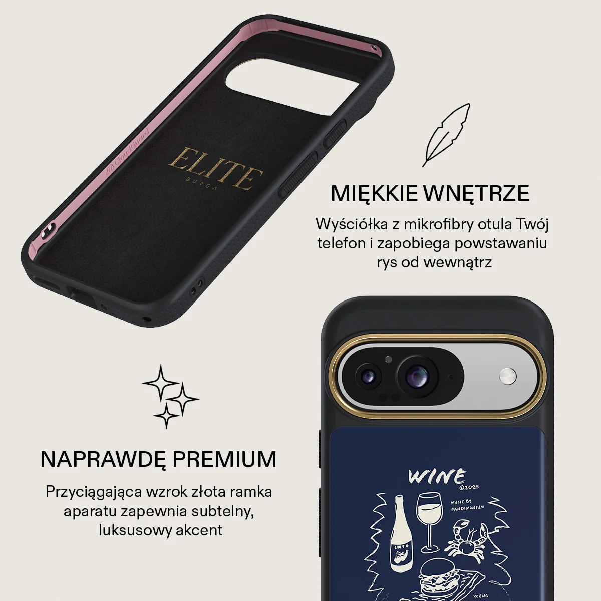 Wine & Dine - Google Pixel 9 Etui - Image 10