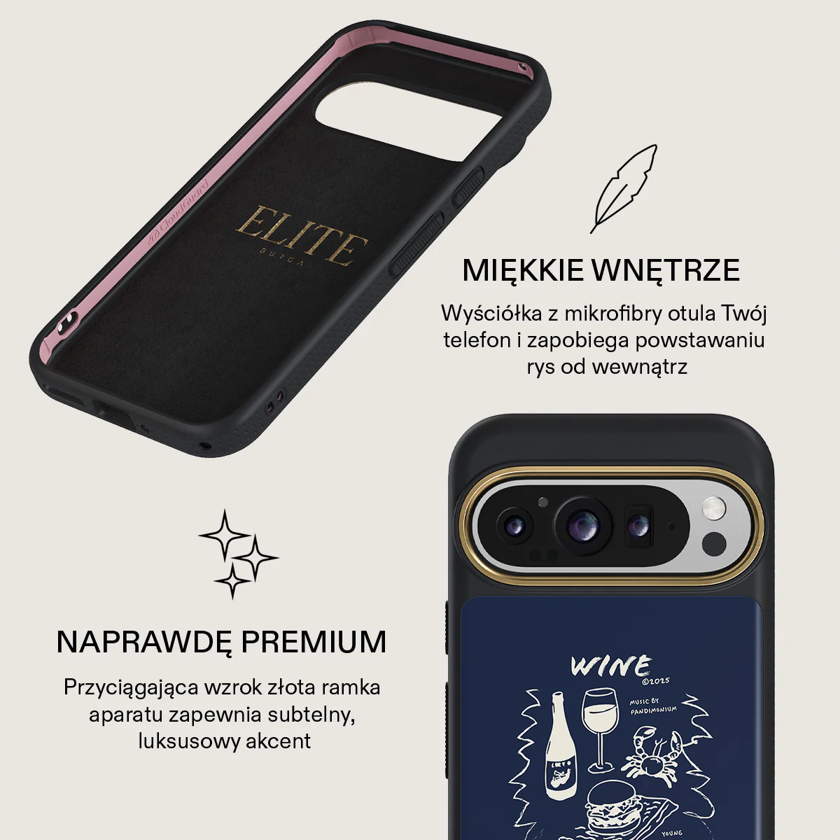 Wine & Dine - Google Pixel 9 Pro Etui - Image 10