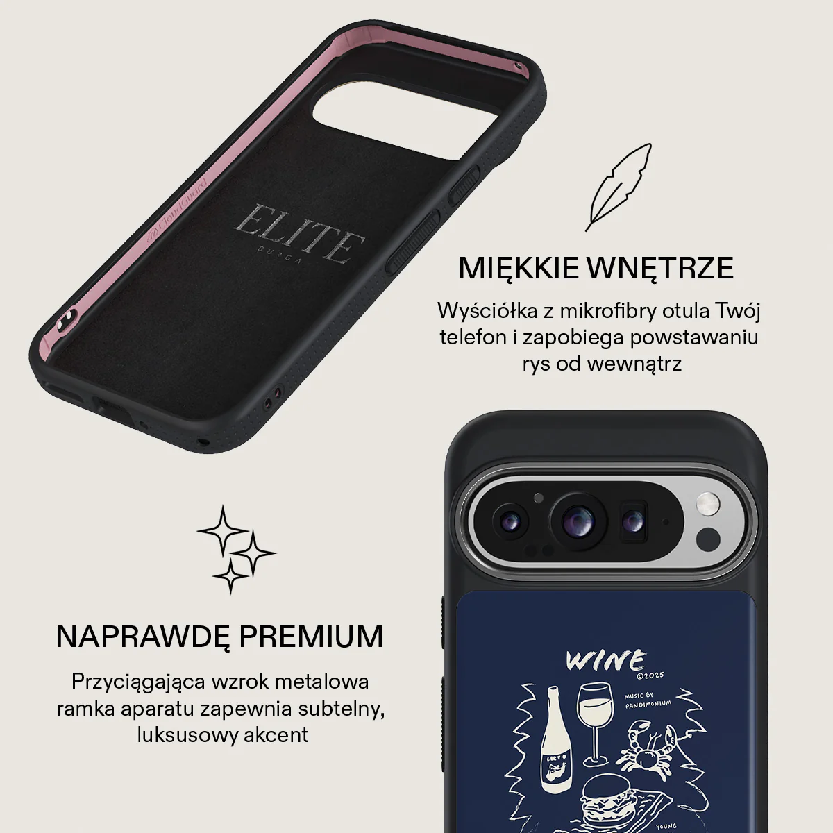 Wine & Dine - Google Pixel 9 Pro XL Etui - Image 17