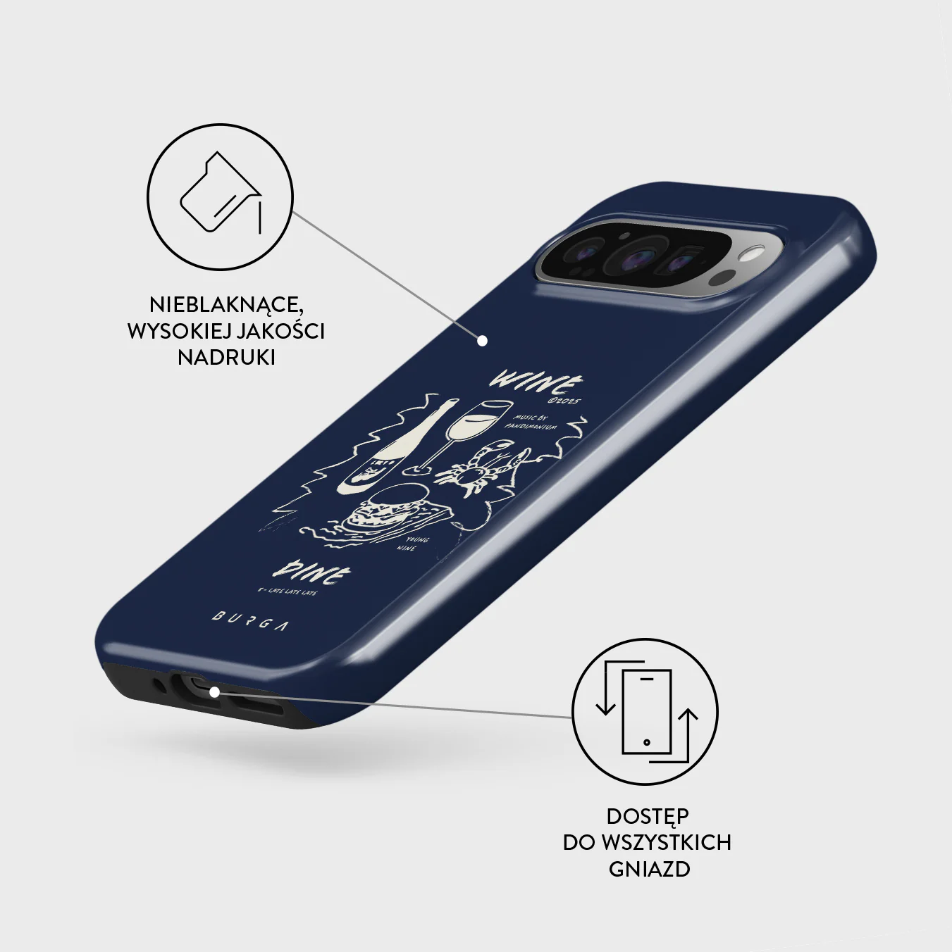 Wine & Dine - Google Pixel 9 Pro XL Etui - Image 3