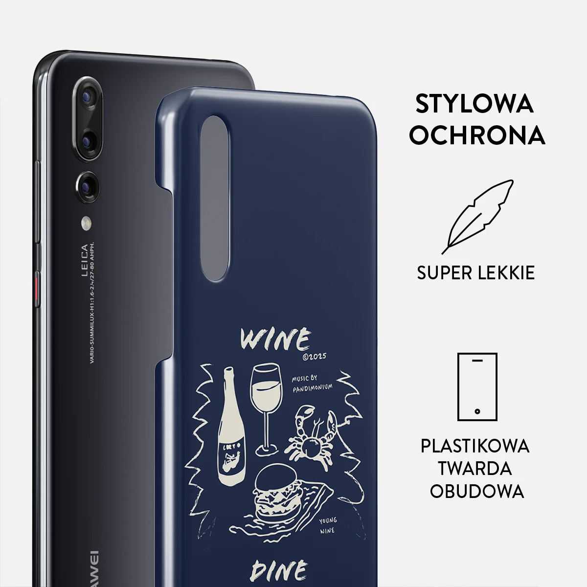 Wine & Dine - Huawei P20 Etui - Image 2