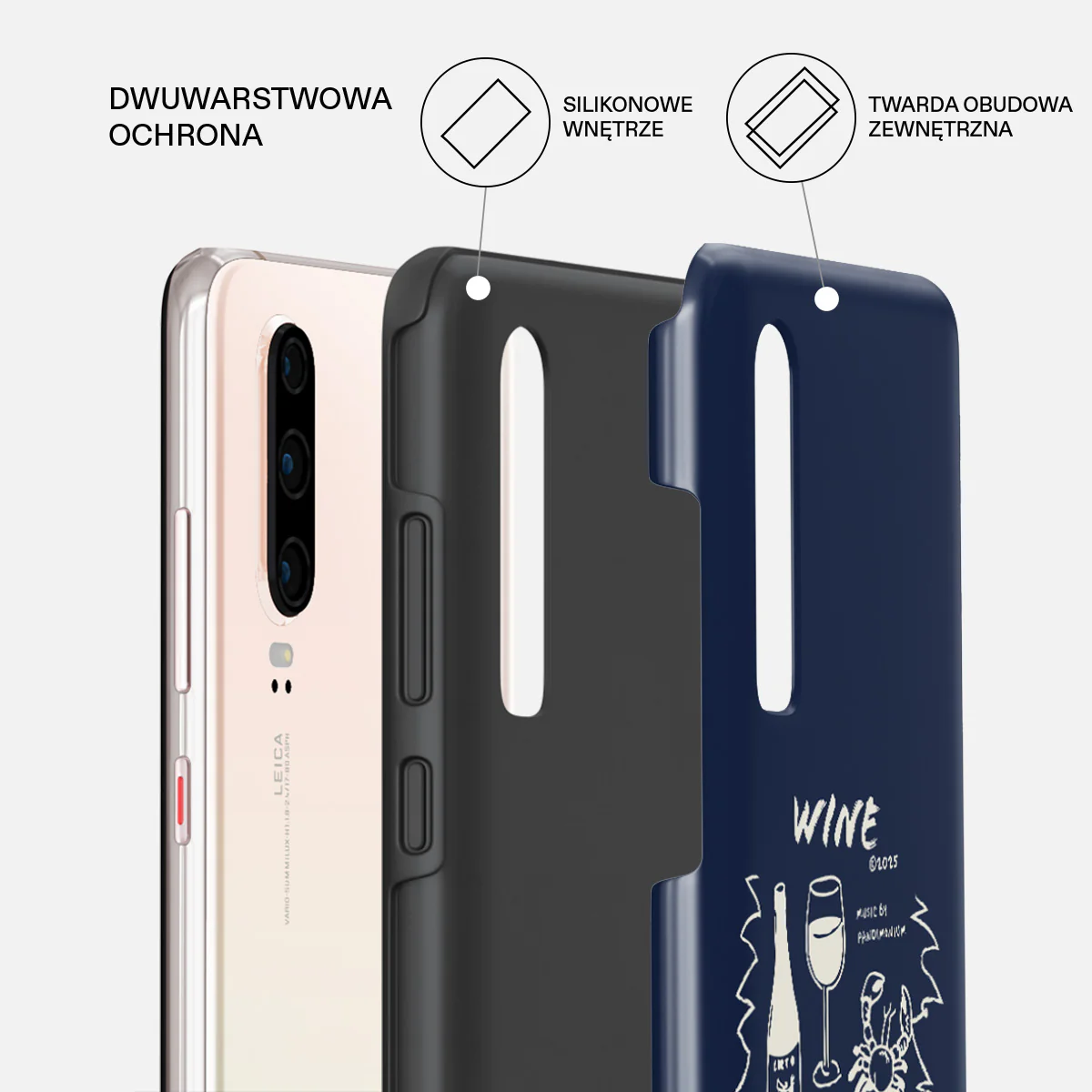 Wine & Dine - Huawei P30 Etui - Image 6
