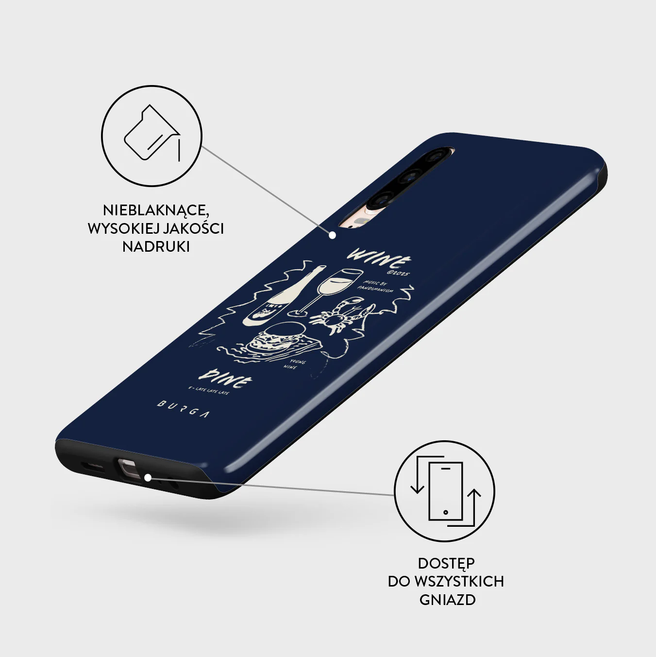 Wine & Dine - Huawei P30 Etui - Image 7