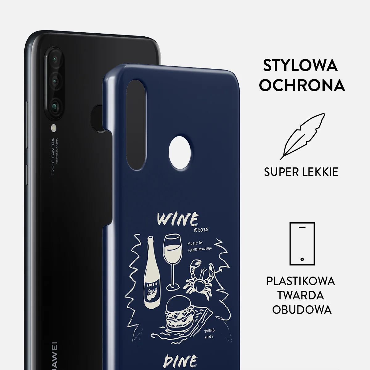 Wine & Dine - Huawei P30 Lite Etui - Image 2