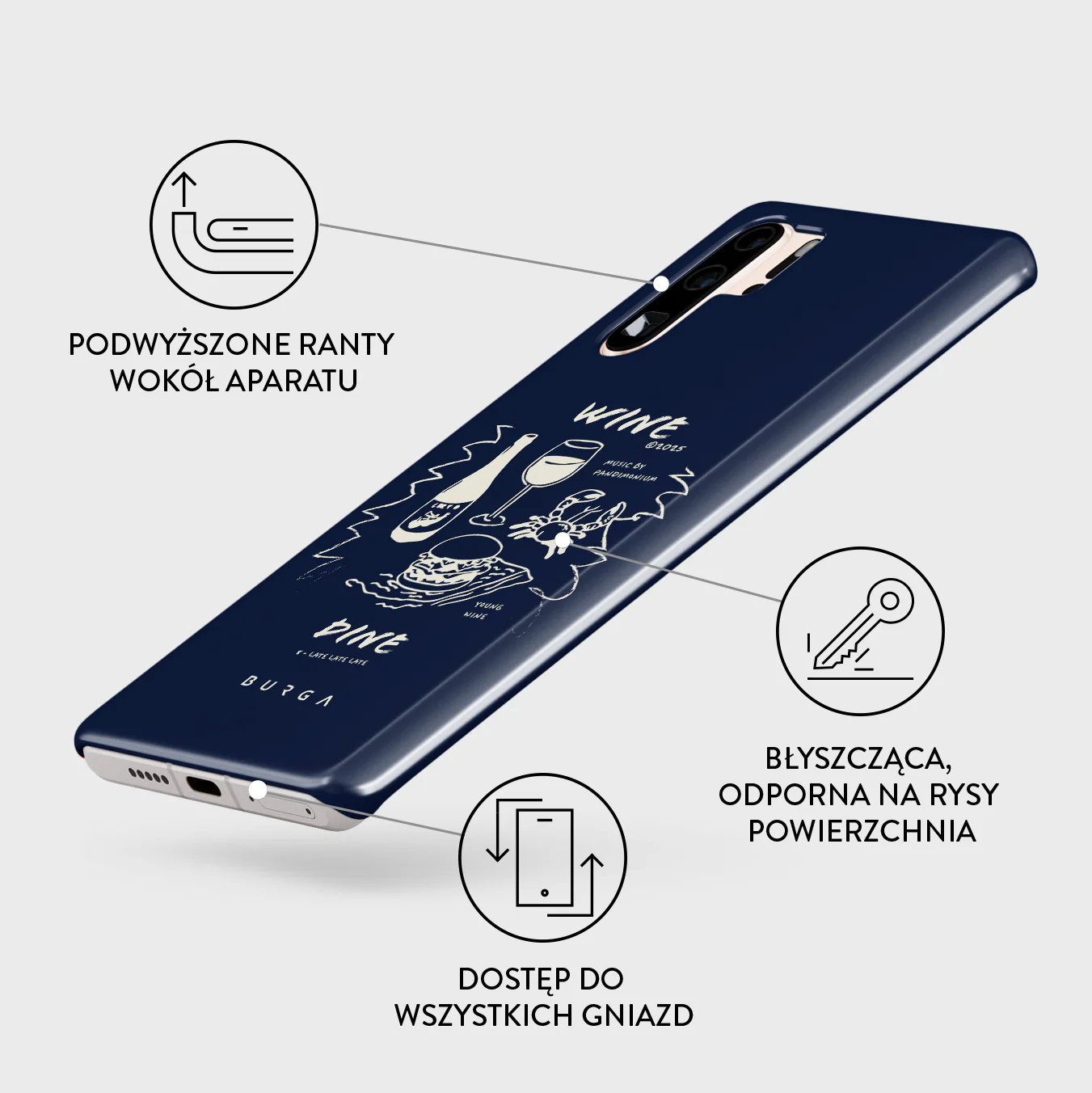 Wine & Dine - Huawei P30 Pro Etui - Image 3
