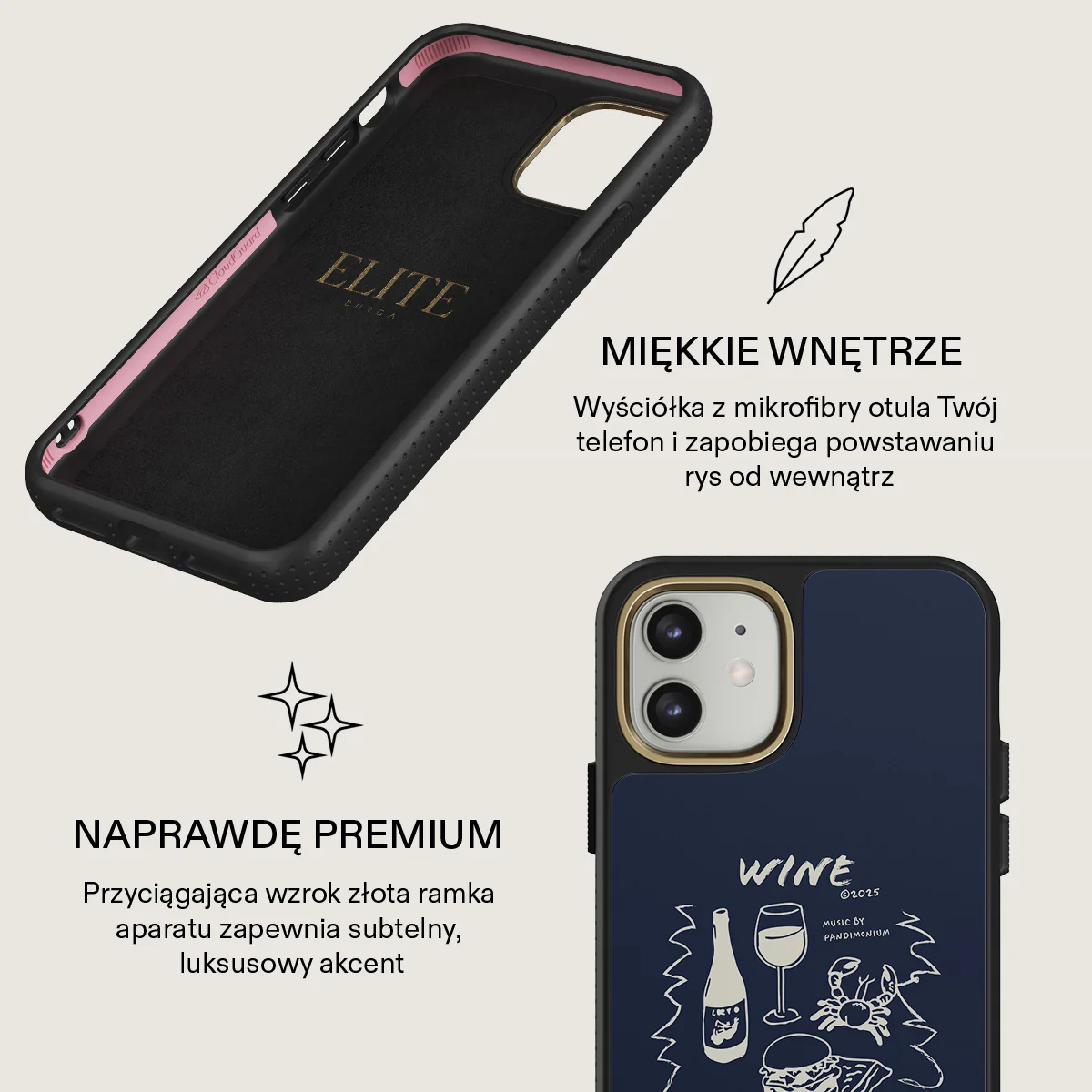 Wine & Dine - iPhone 11 Etui - Image 10
