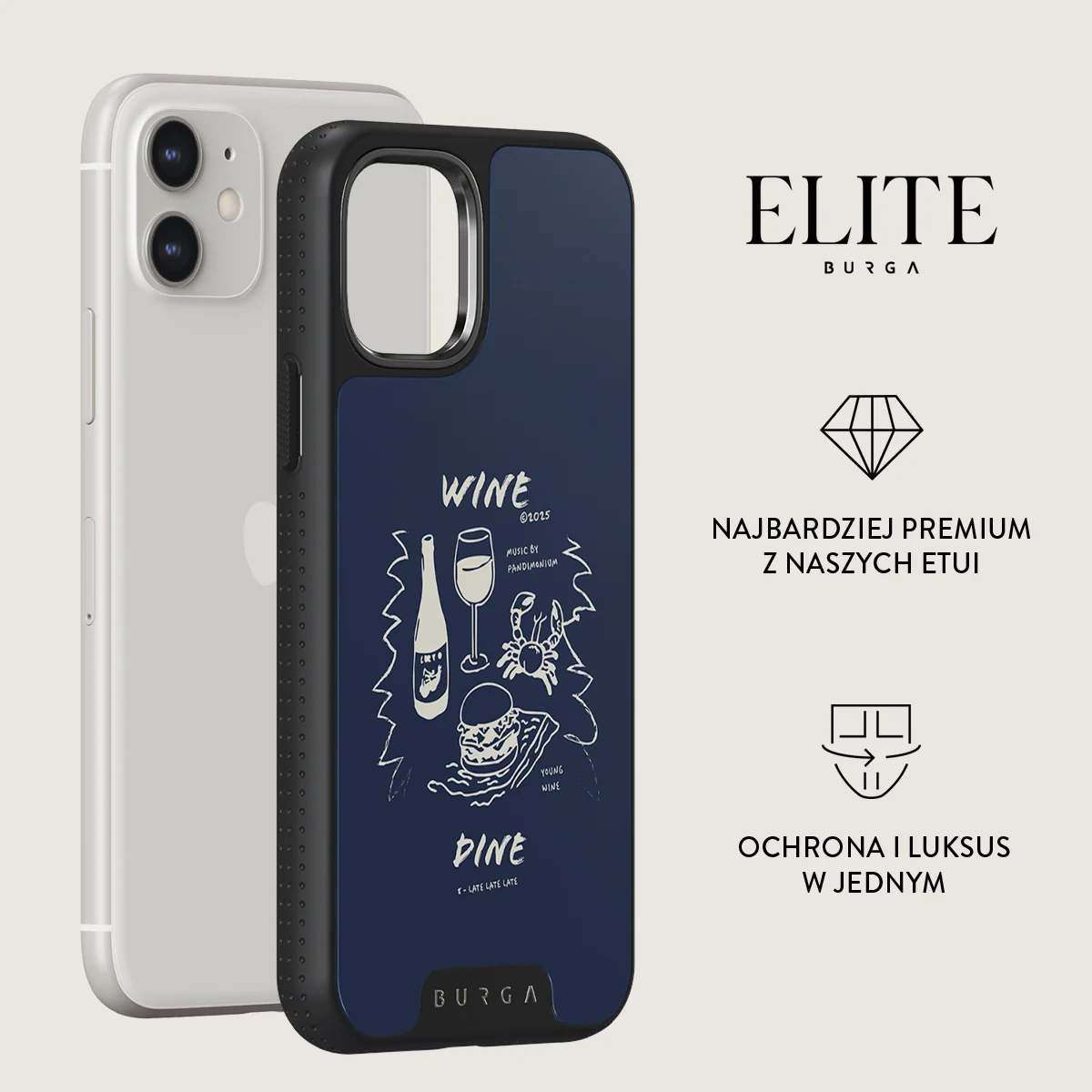 Wine & Dine - iPhone 11 Etui - Image 13