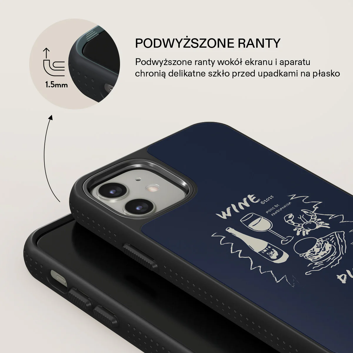 Wine & Dine - iPhone 11 Etui - Image 15