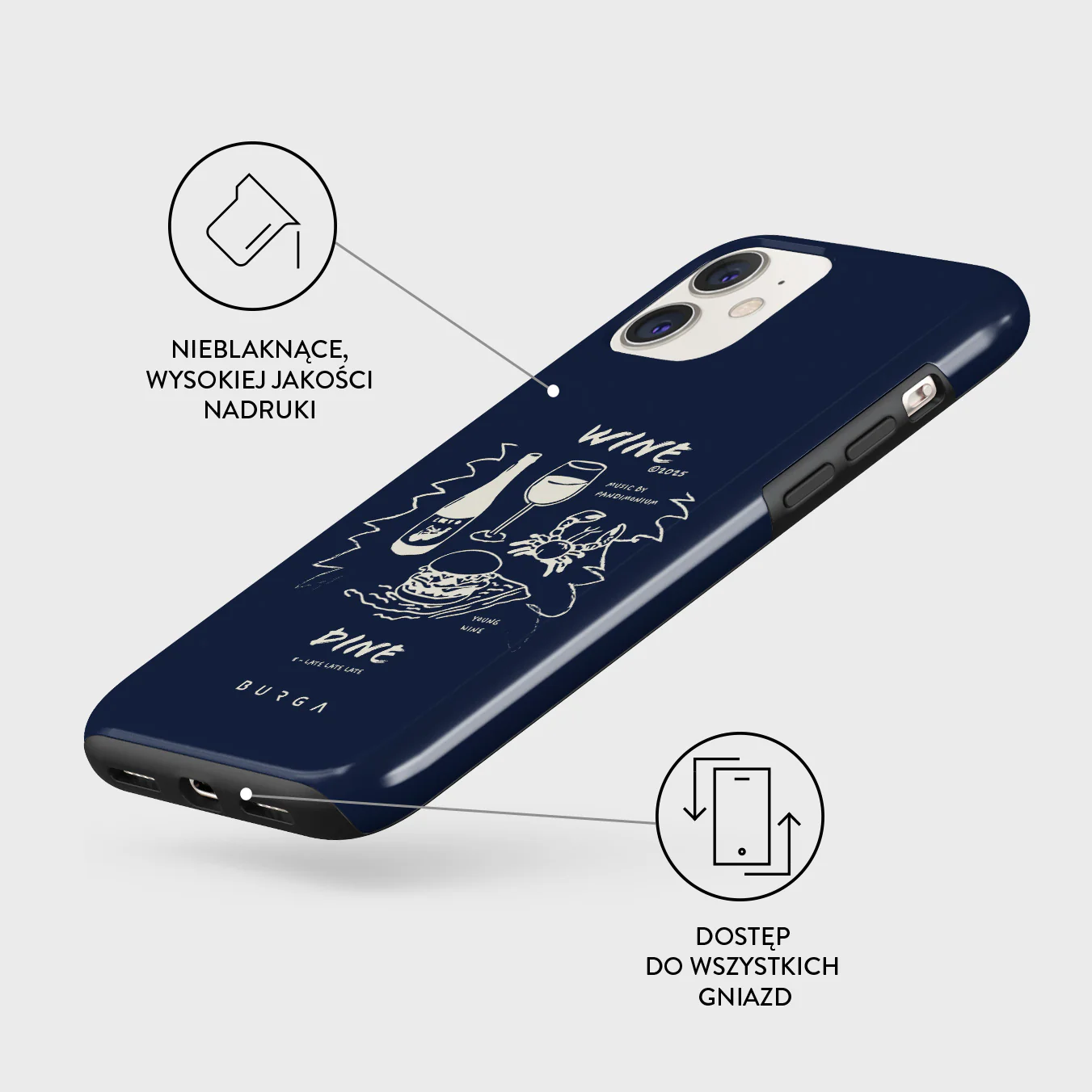 Wine & Dine - iPhone 11 Etui - Image 3