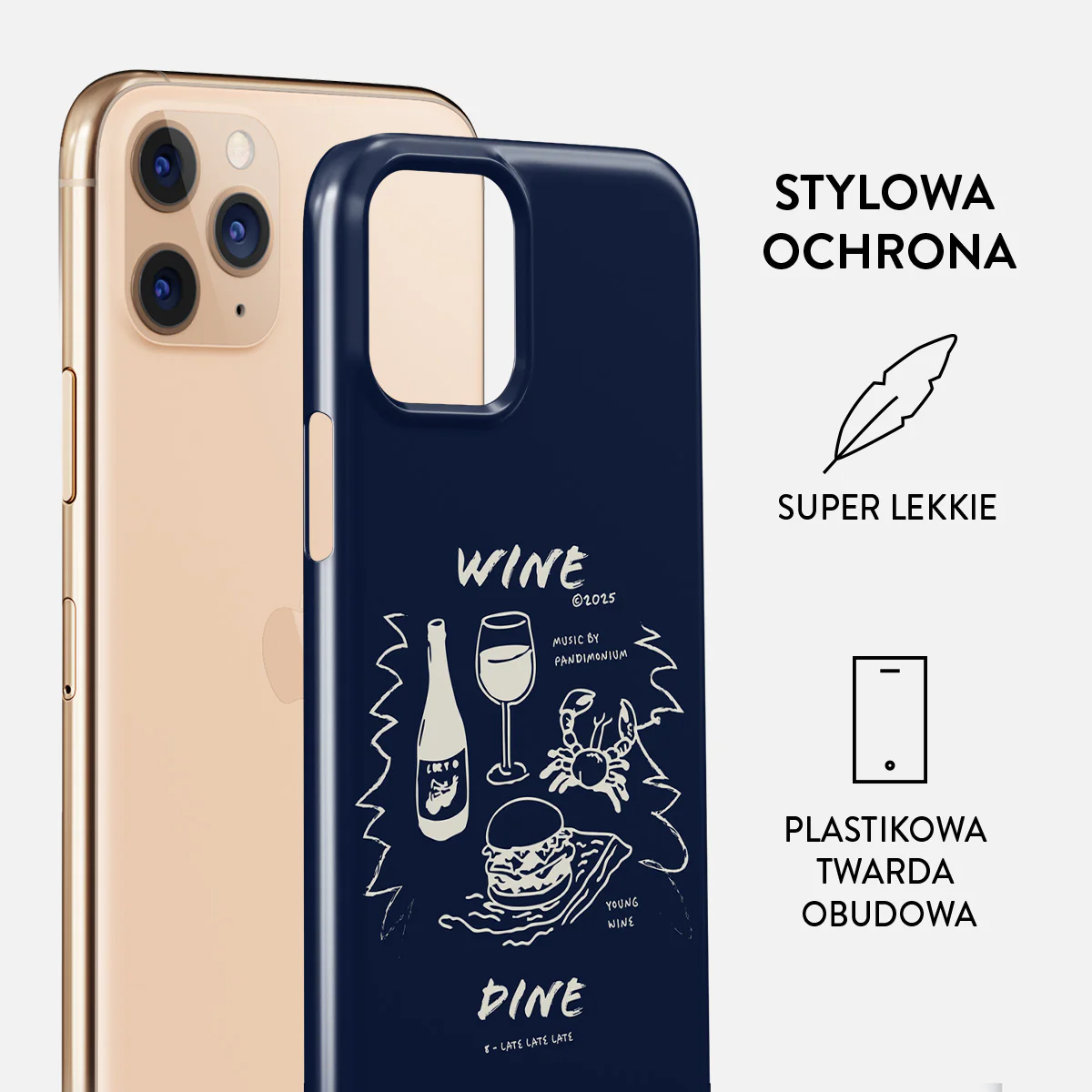 Wine & Dine - iPhone 11 Pro Etui - Image 2