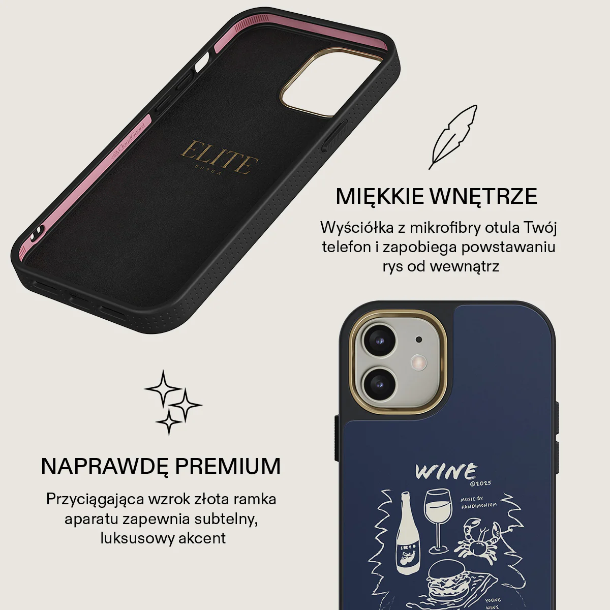 Wine & Dine - iPhone 12 Etui - Image 10