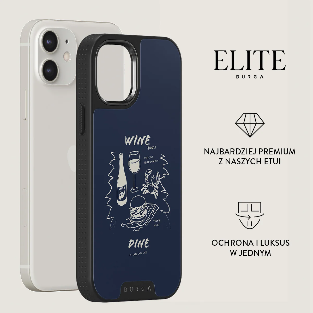 Wine & Dine - iPhone 12 Etui - Image 13