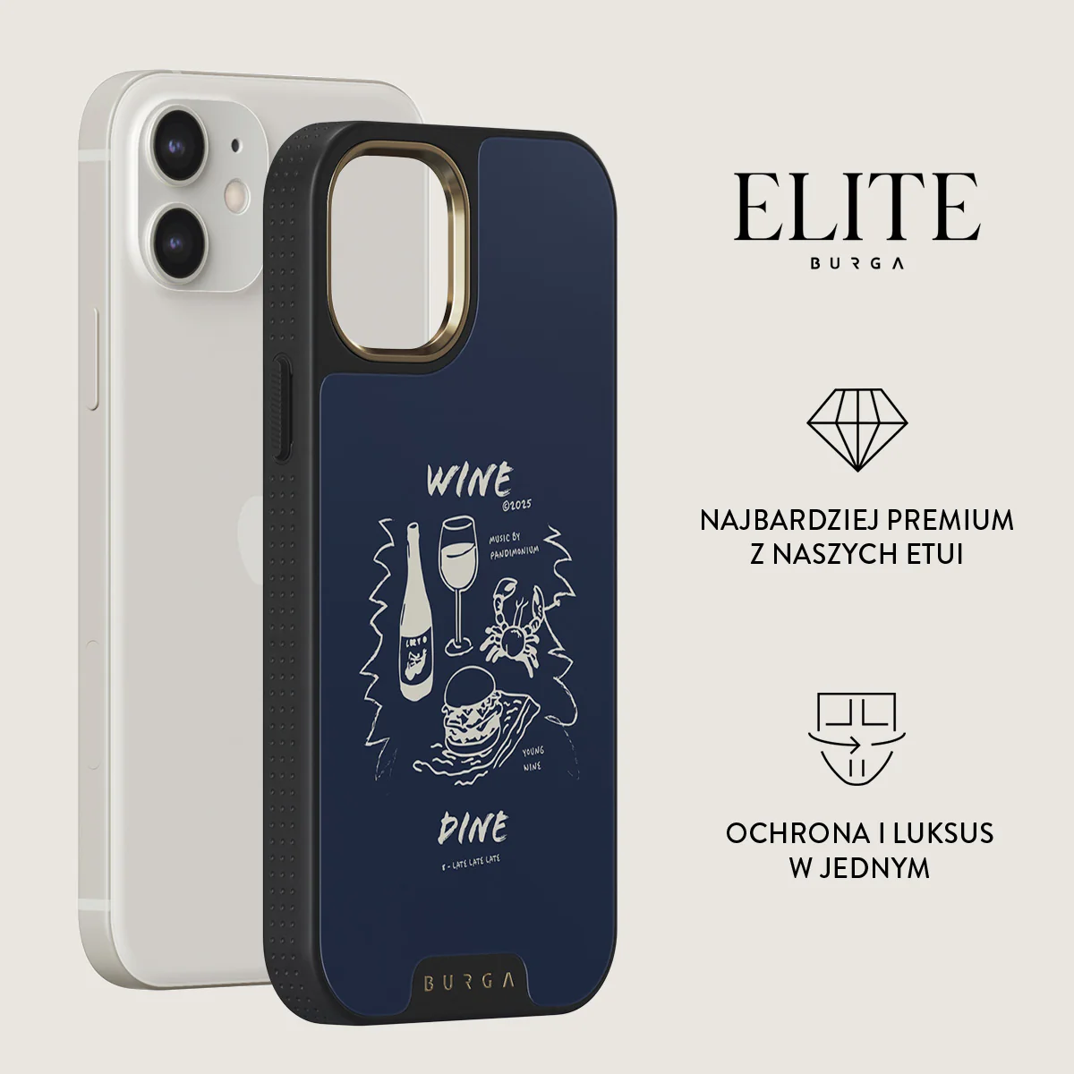 Wine & Dine - iPhone 12 Etui - Image 6