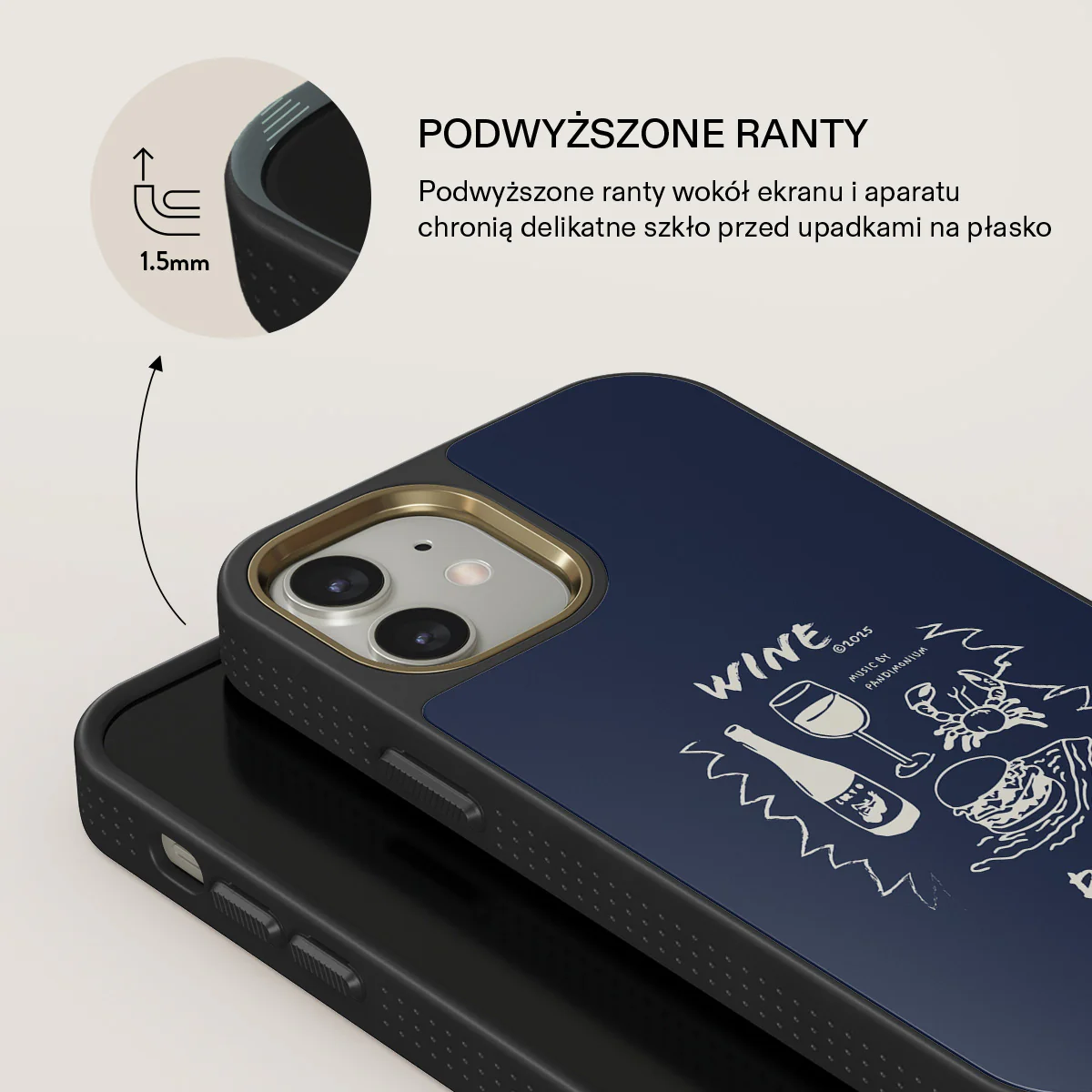 Wine & Dine - iPhone 12 Etui - Image 8