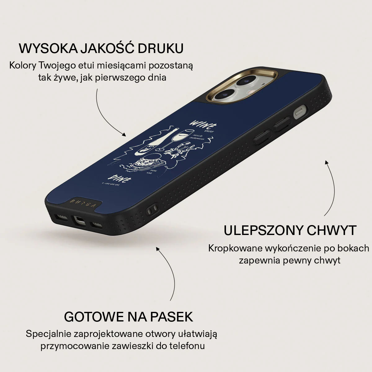 Wine & Dine - iPhone 12 Etui - Image 9