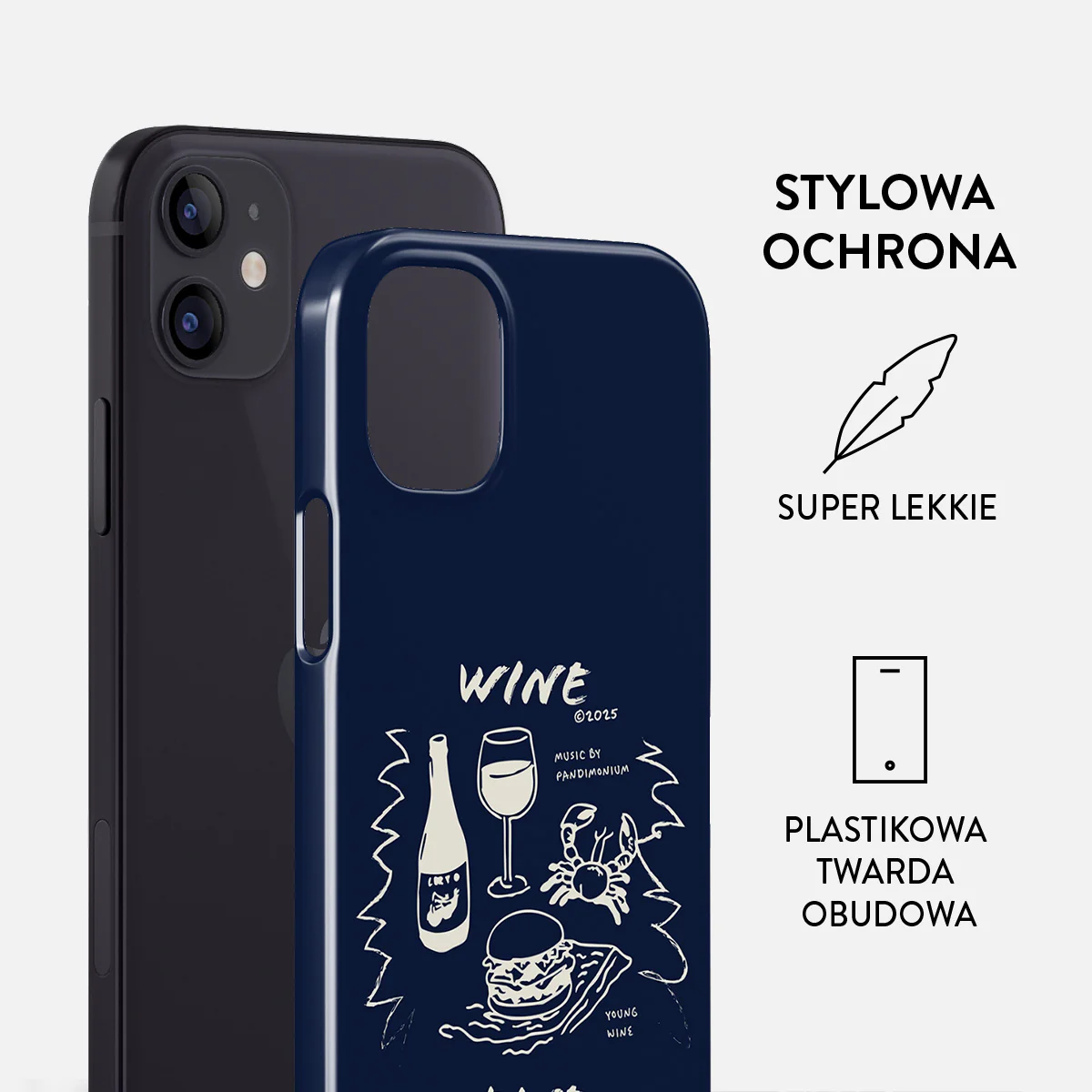 Wine & Dine - iPhone 12 Mini Etui - Image 2