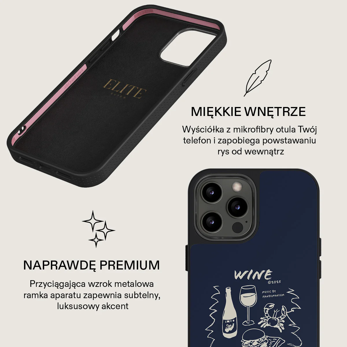 Wine & Dine - iPhone 12 Pro Etui - Image 17