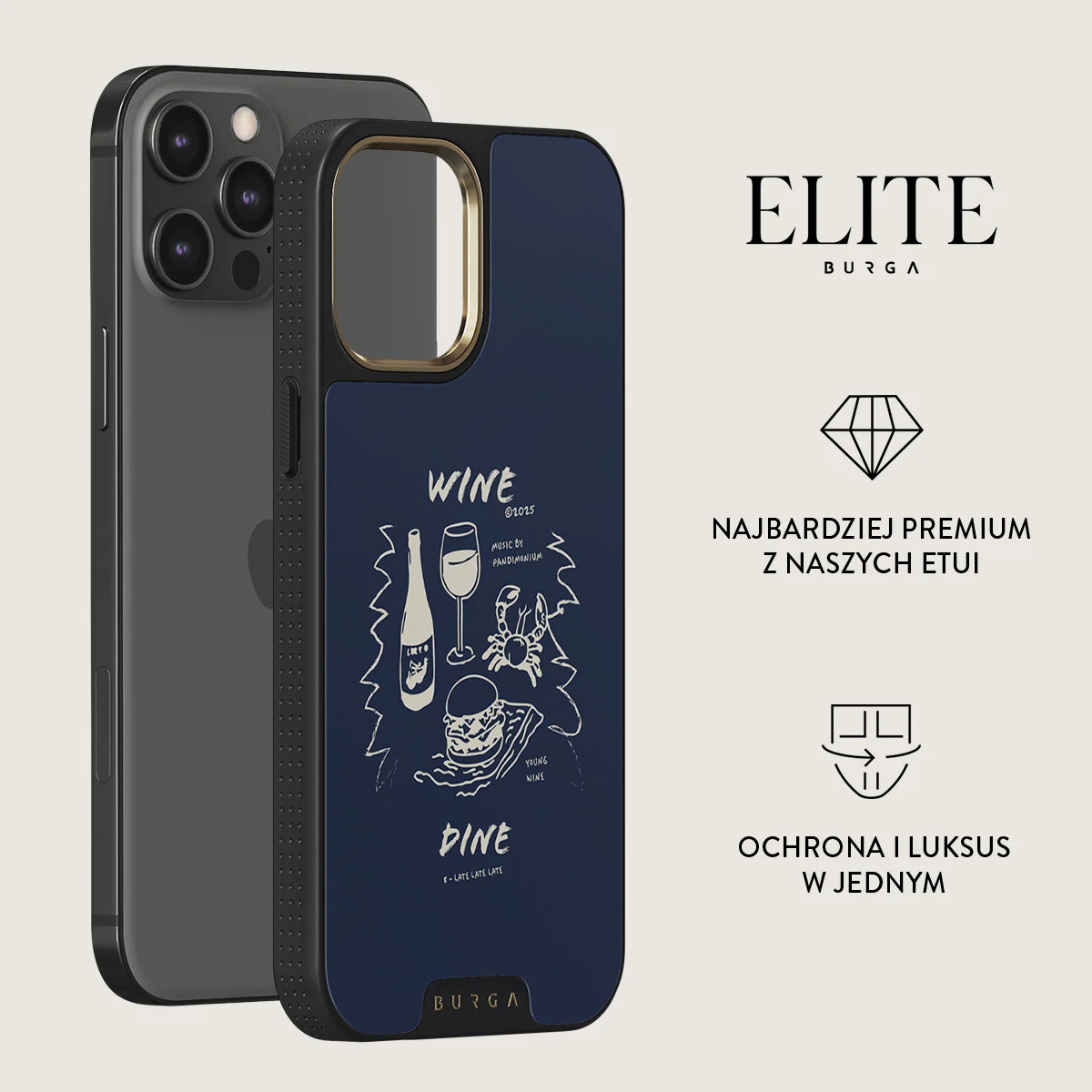 Wine & Dine - iPhone 12 Pro Etui - Image 6