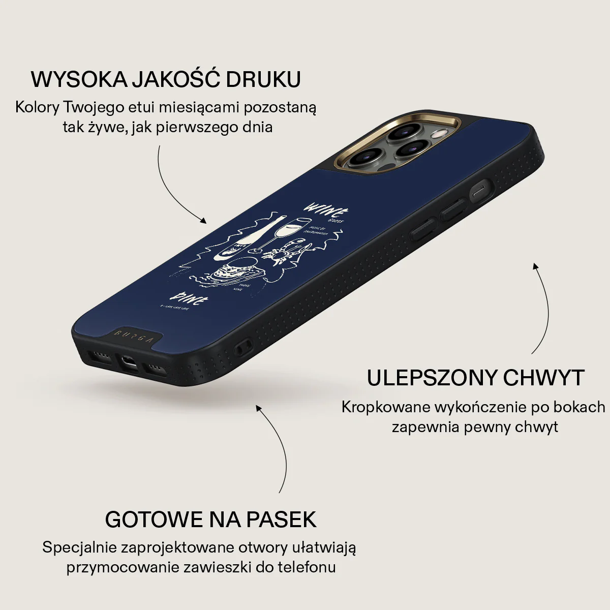 Wine & Dine - iPhone 12 Pro Max Etui - Image 13