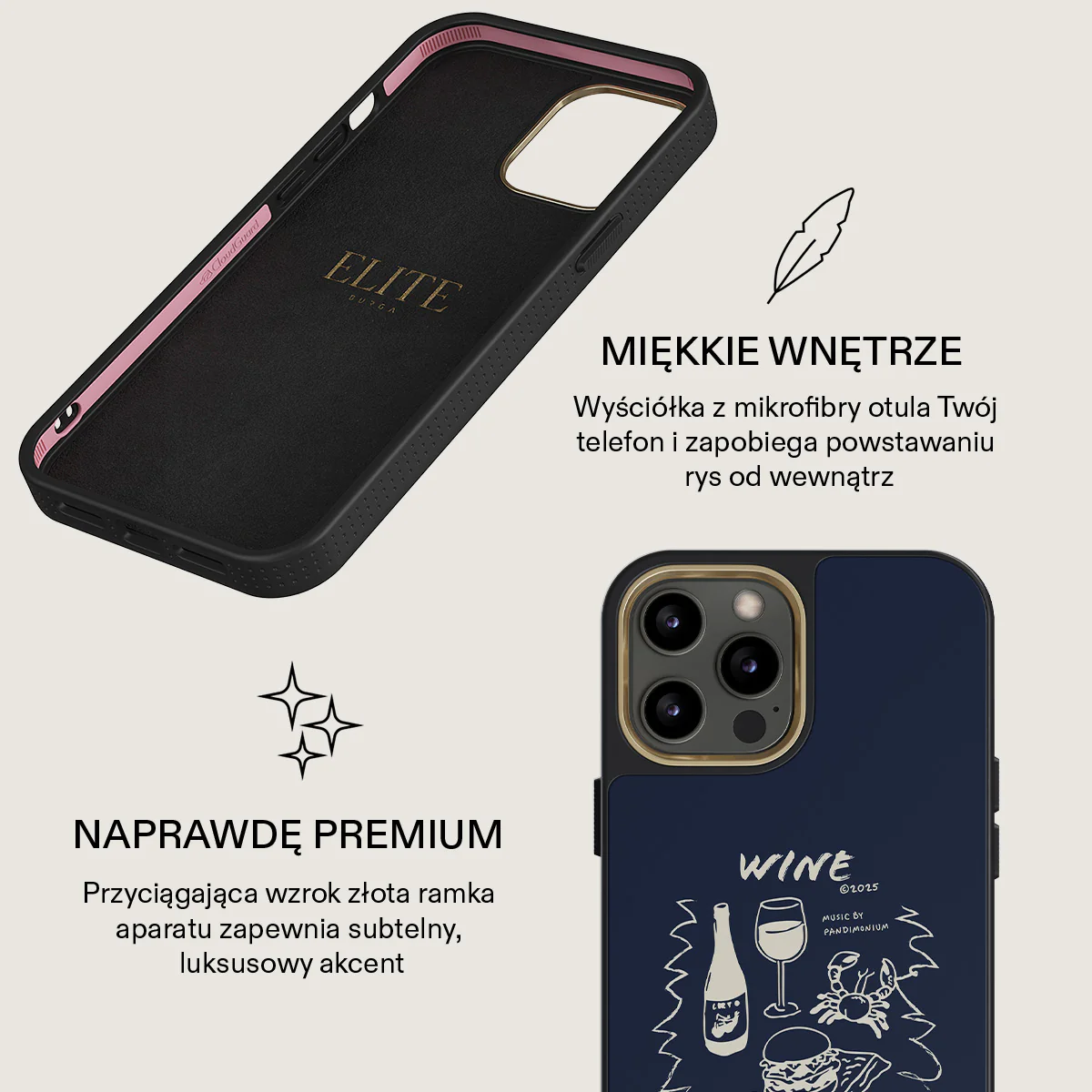 Wine & Dine - iPhone 12 Pro Max Etui - Image 14