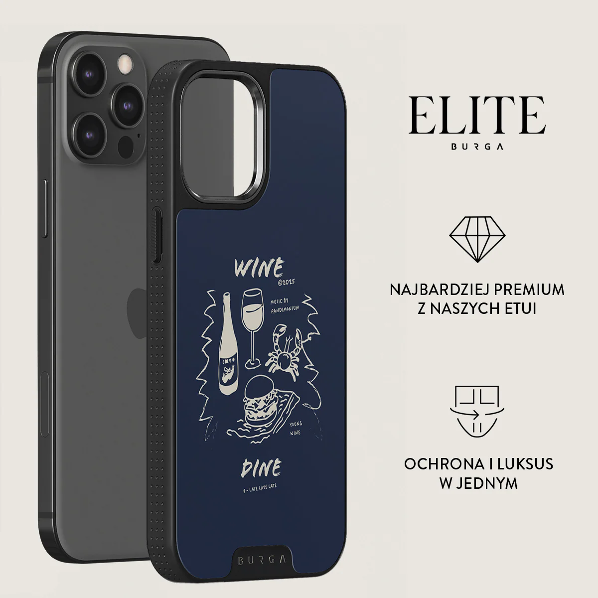 Wine & Dine - iPhone 12 Pro Max Etui - Image 17