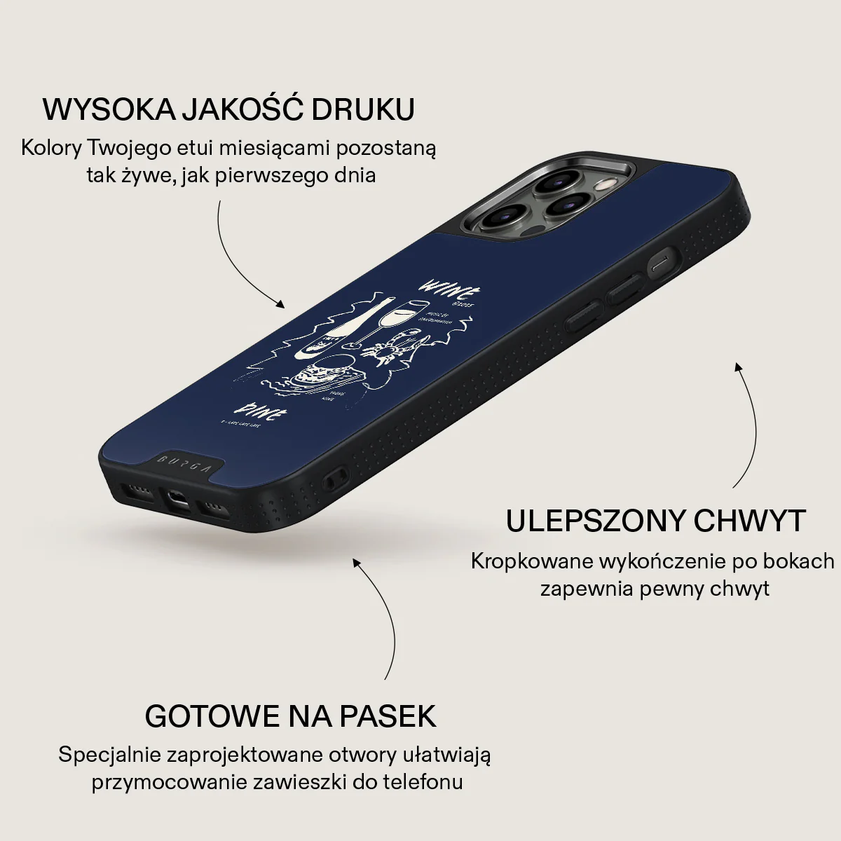 Wine & Dine - iPhone 12 Pro Max Etui - Image 20