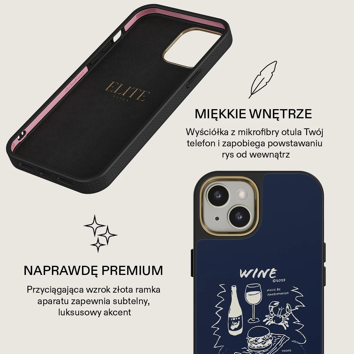 Wine & Dine - iPhone 13 Etui - Image 10
