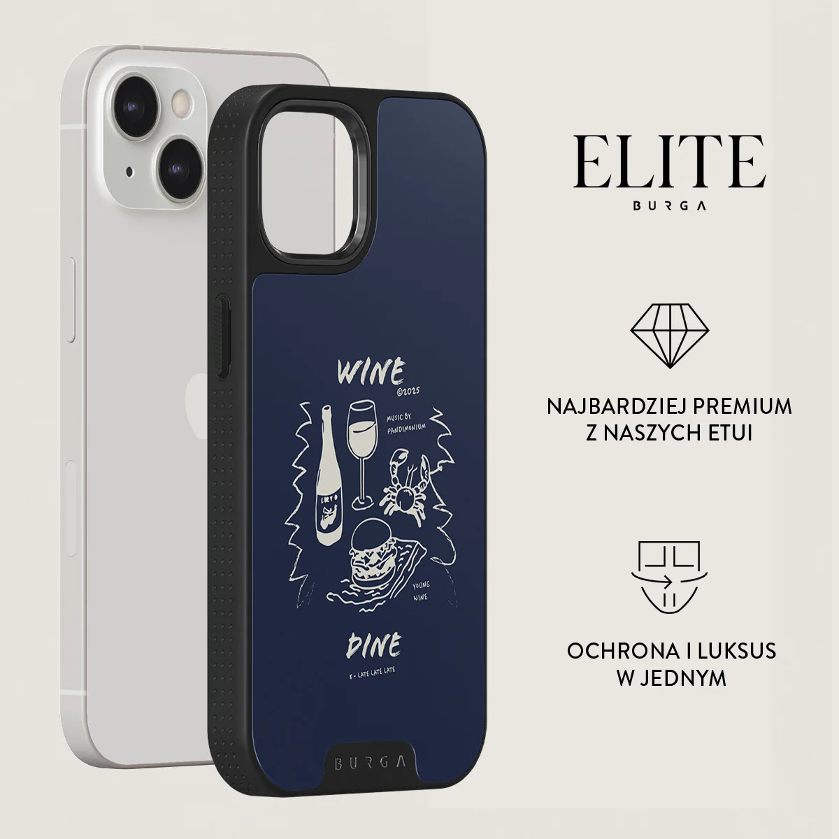 Wine & Dine - iPhone 13 Etui - Image 13