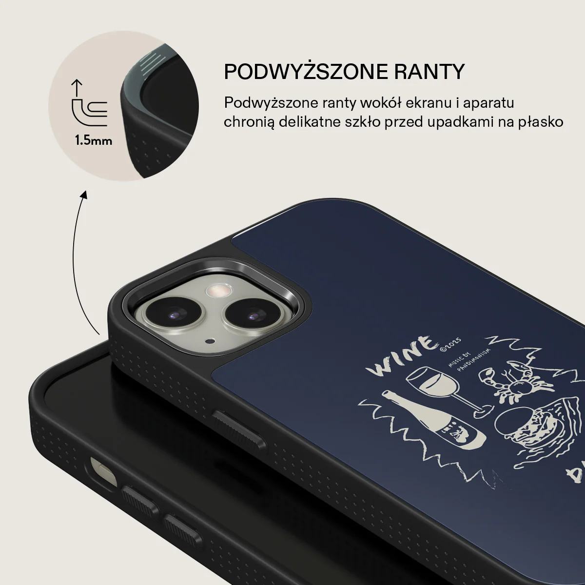 Wine & Dine - iPhone 13 Etui - Image 15
