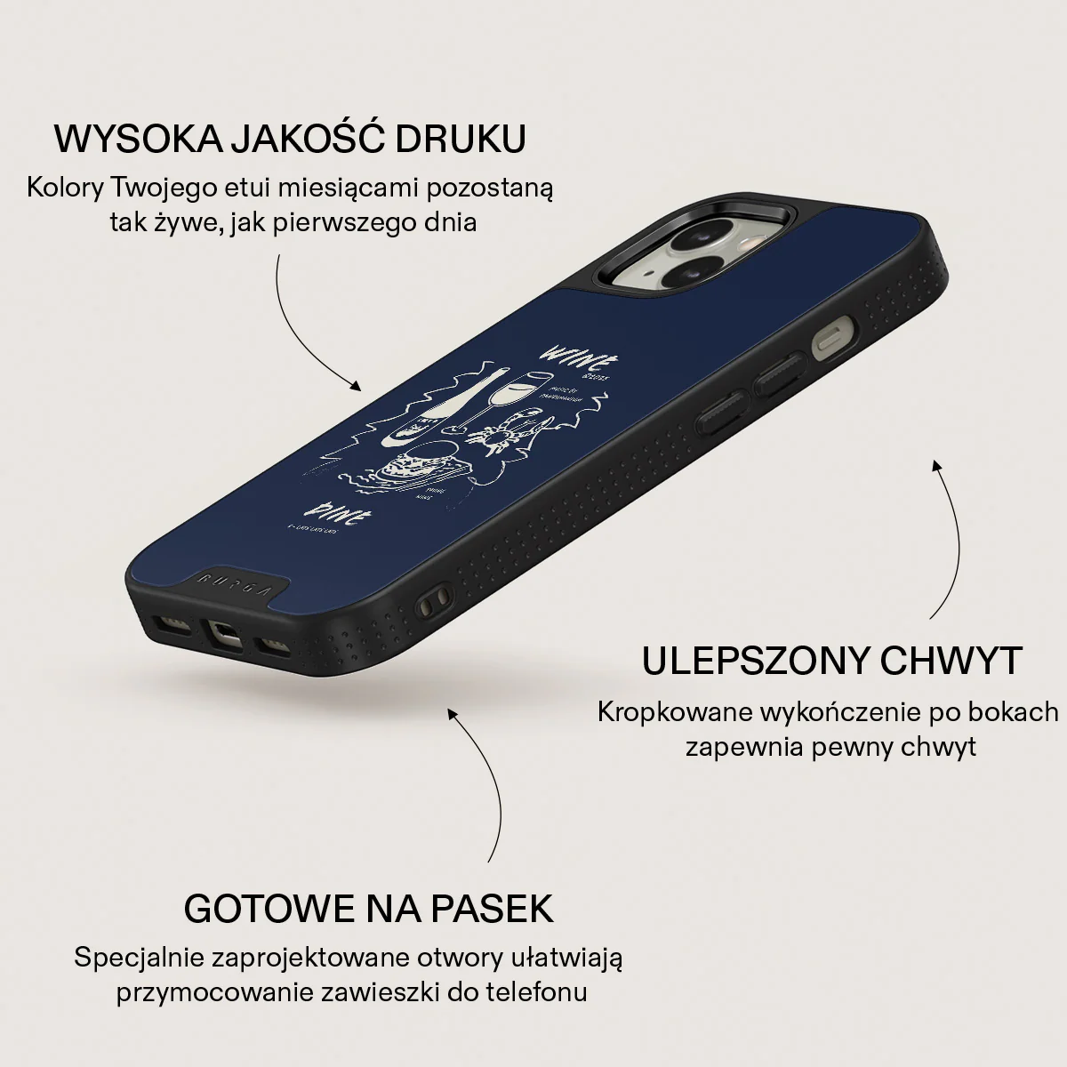 Wine & Dine - iPhone 13 Etui - Image 16