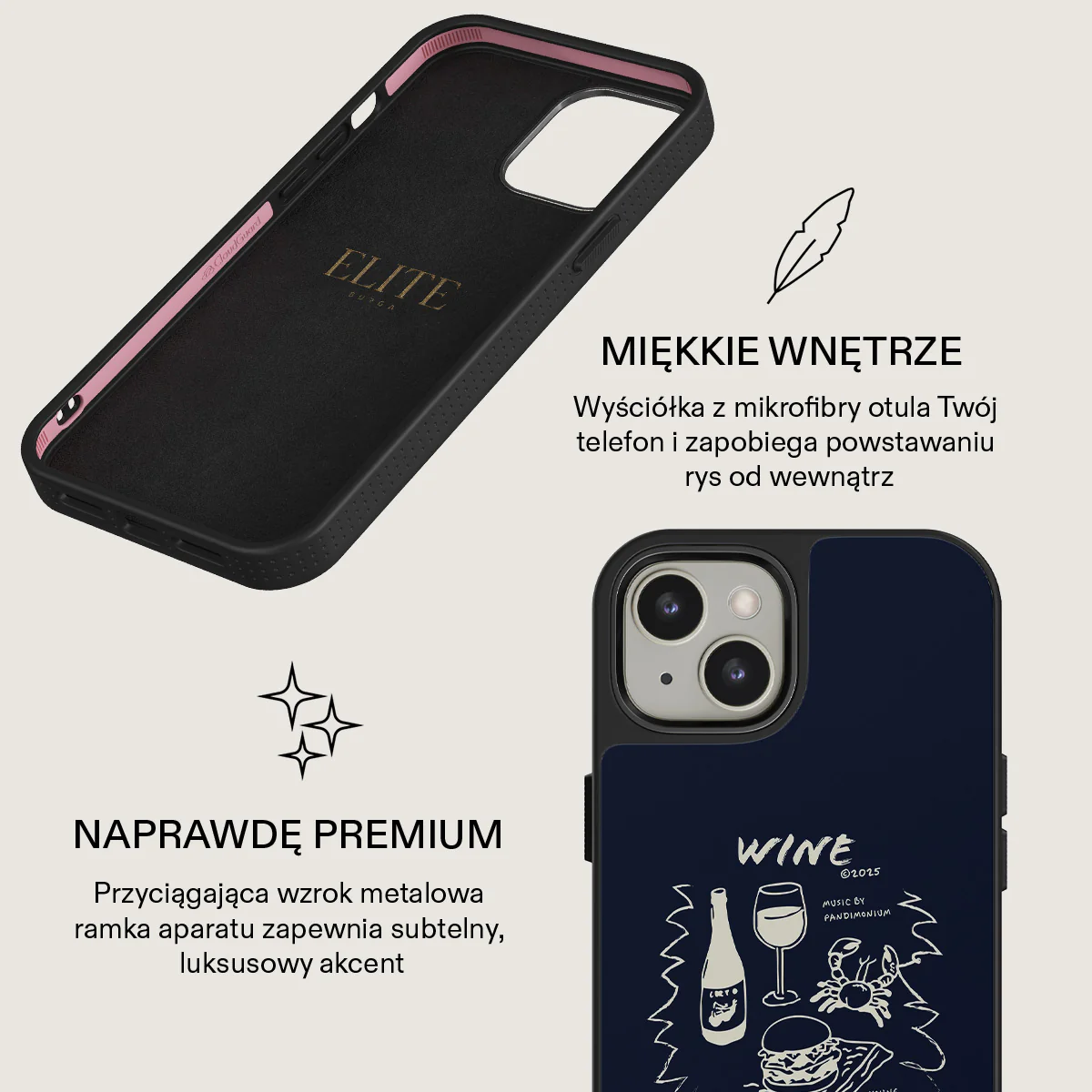 Wine & Dine - iPhone 13 Etui - Image 17