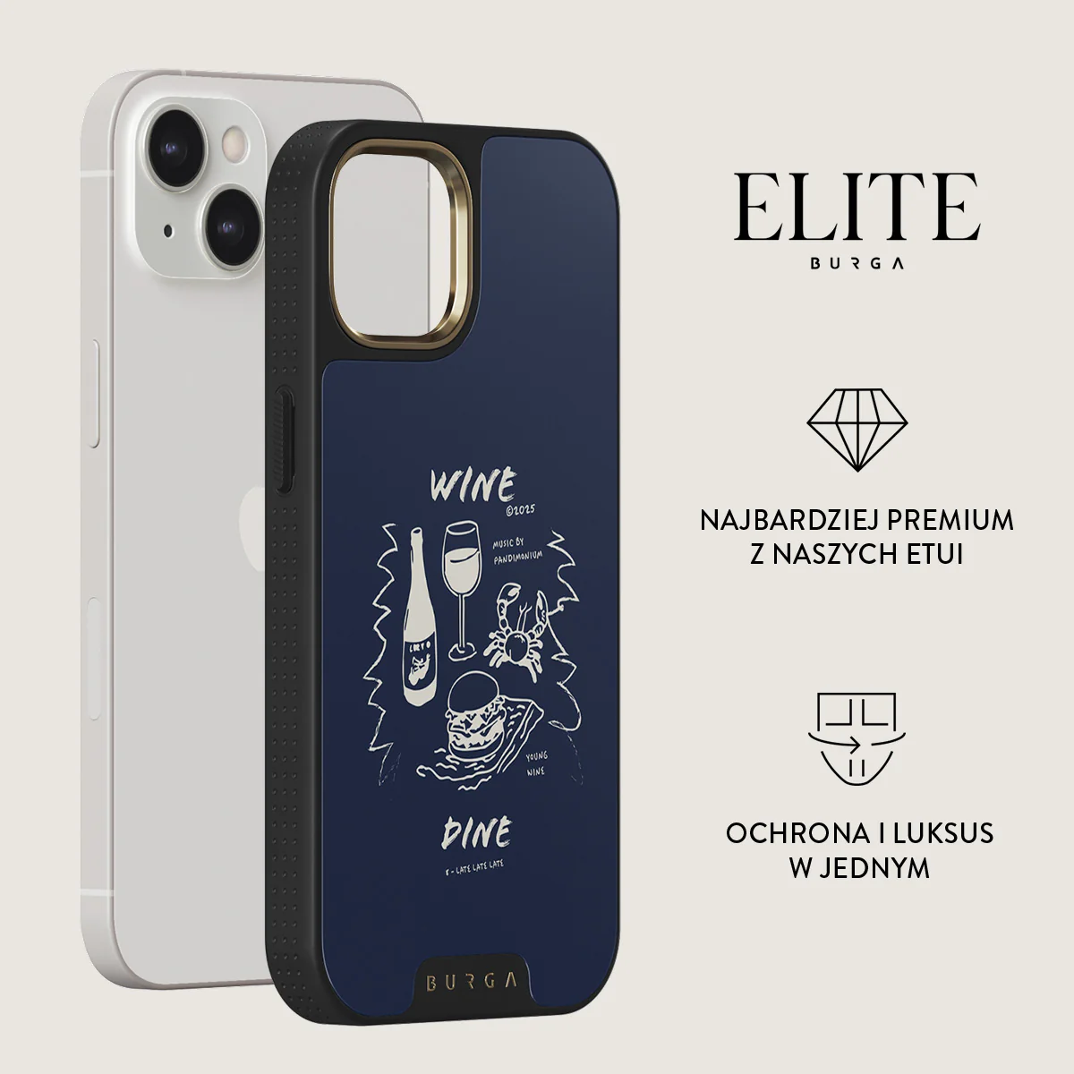 Wine & Dine - iPhone 13 Etui - Image 6
