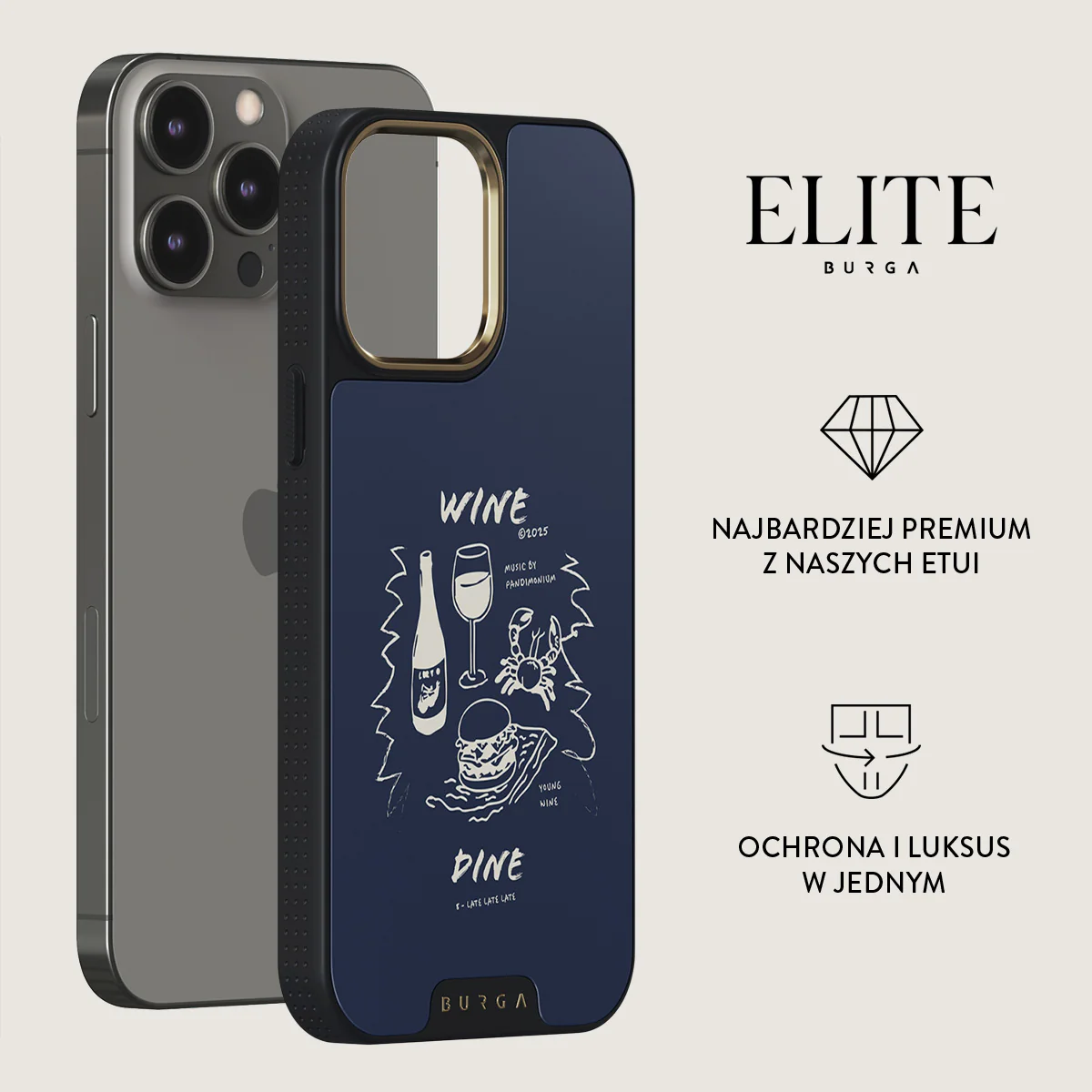 Wine & Dine - iPhone 13 Pro Etui - Image 6