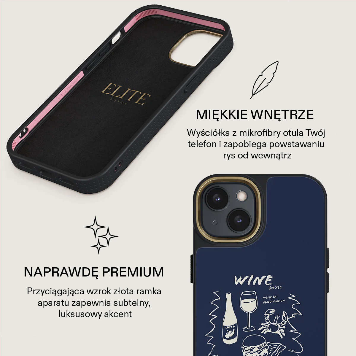 Wine & Dine - iPhone 14 Etui - Image 10