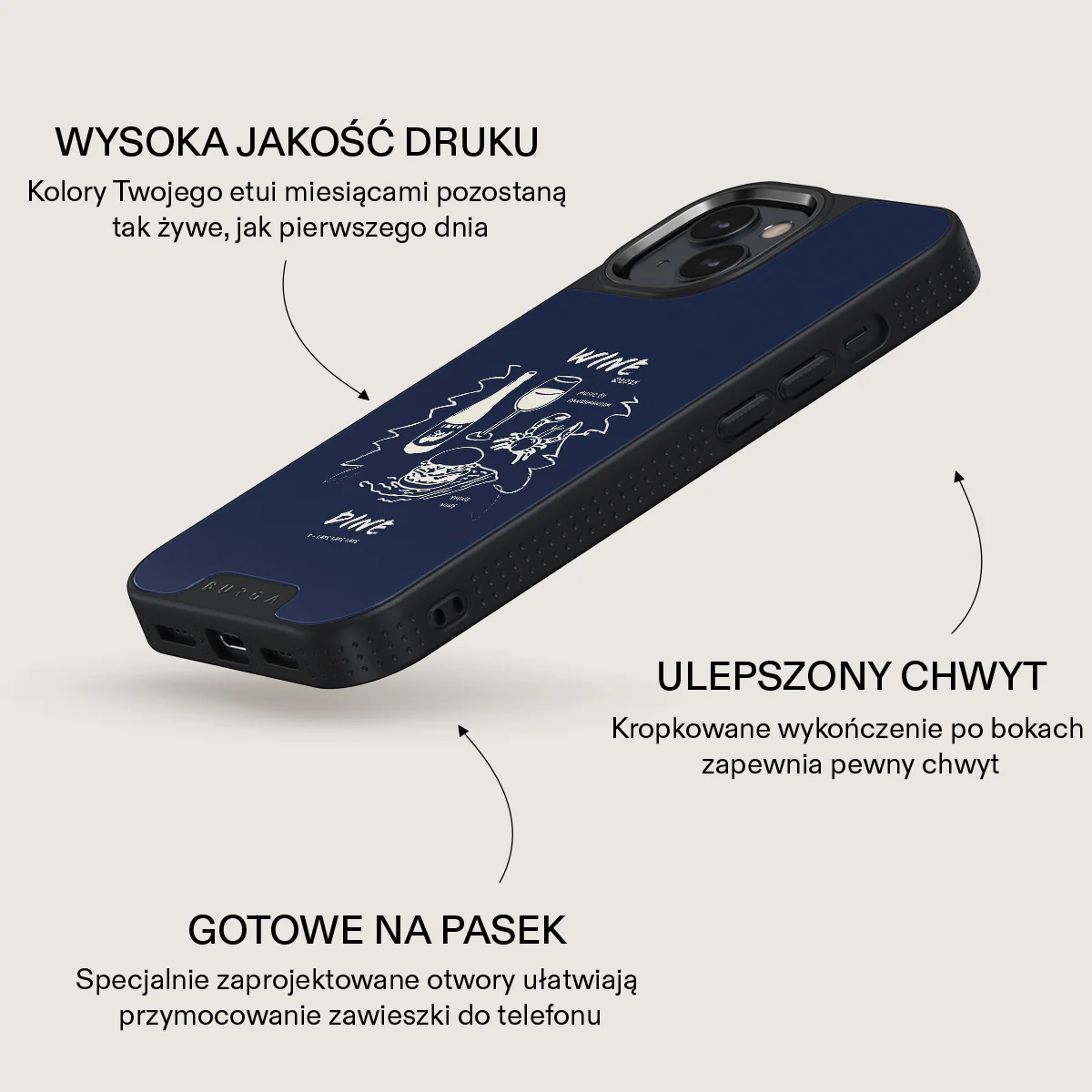 Wine & Dine - iPhone 14 Etui - Image 16