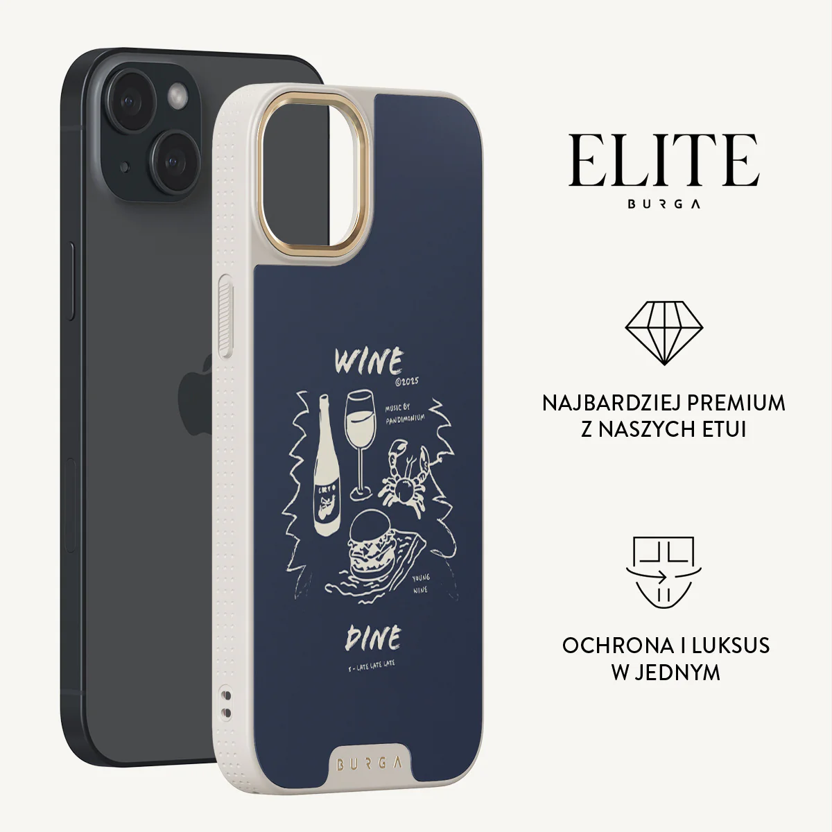 Wine & Dine - iPhone 14 Etui - Image 20