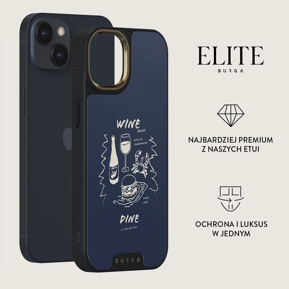 Wine & Dine - iPhone 14 Etui - Image 6